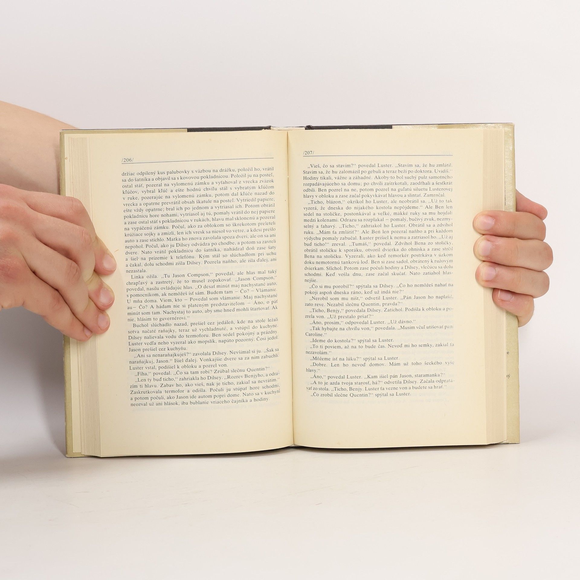 William Faulkner Bľabot a bes; Svätyňa
