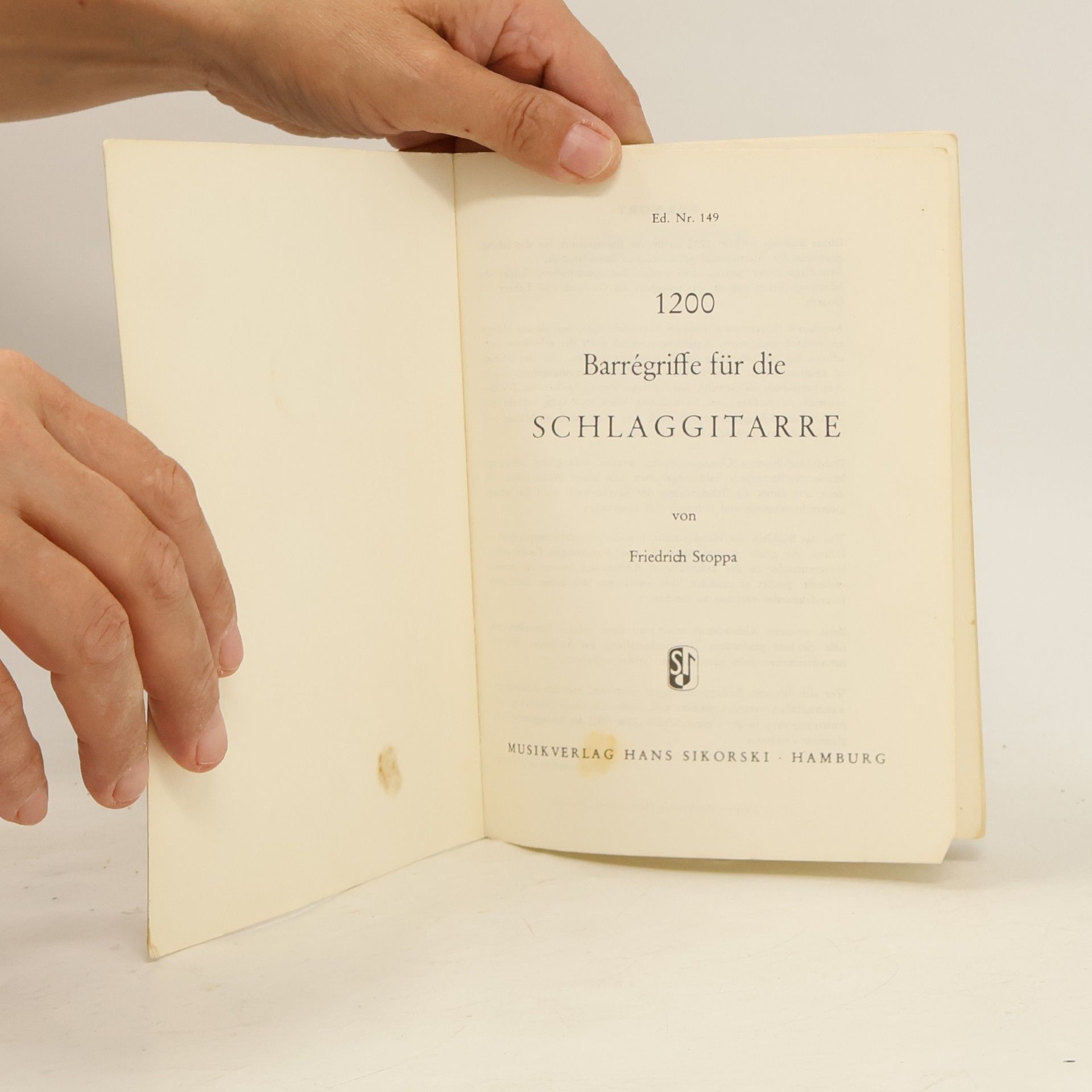 Friedrich Stoppa 1200 Barrégriffe für die Schlaggitarre 2