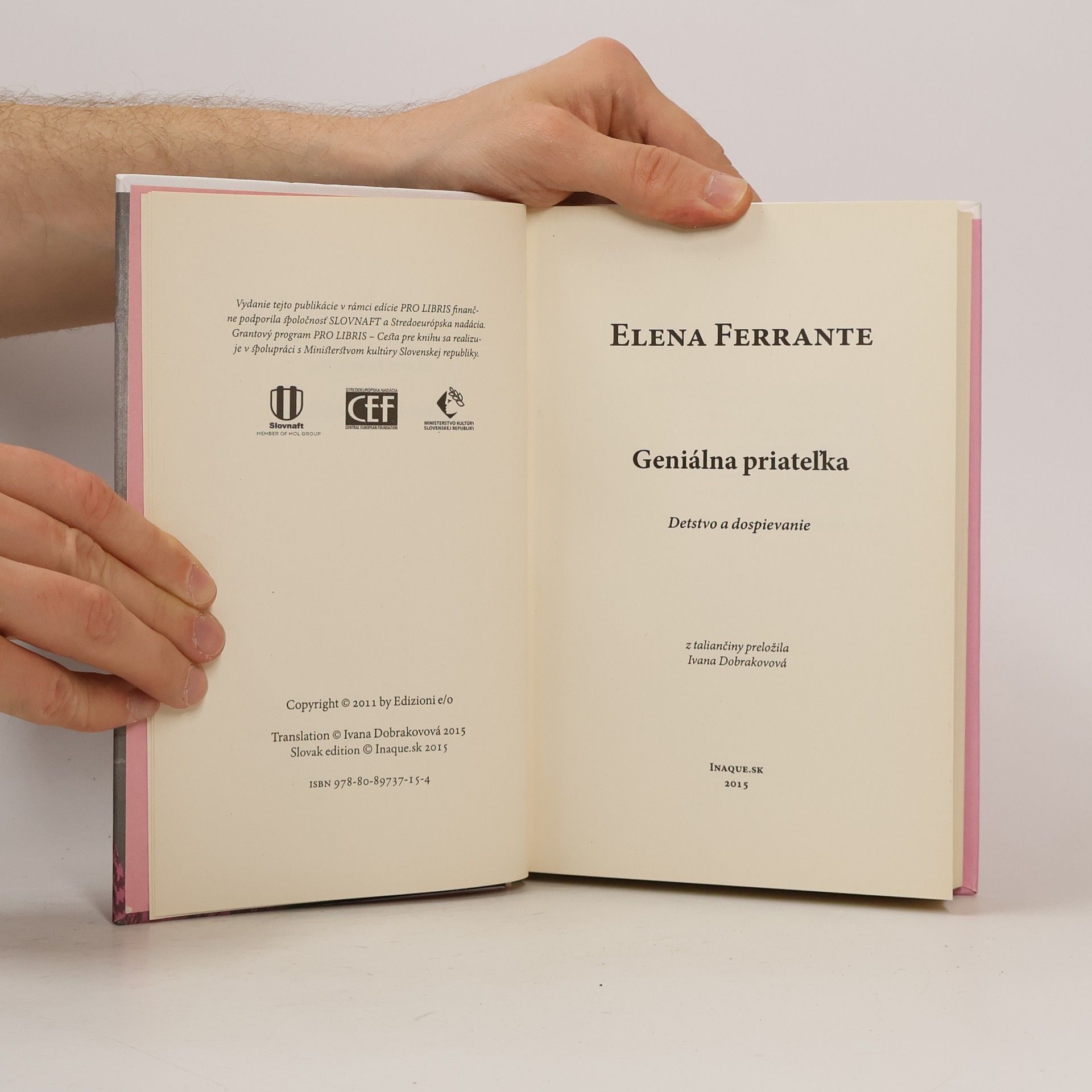Elena Ferrante Geniálna priateľka