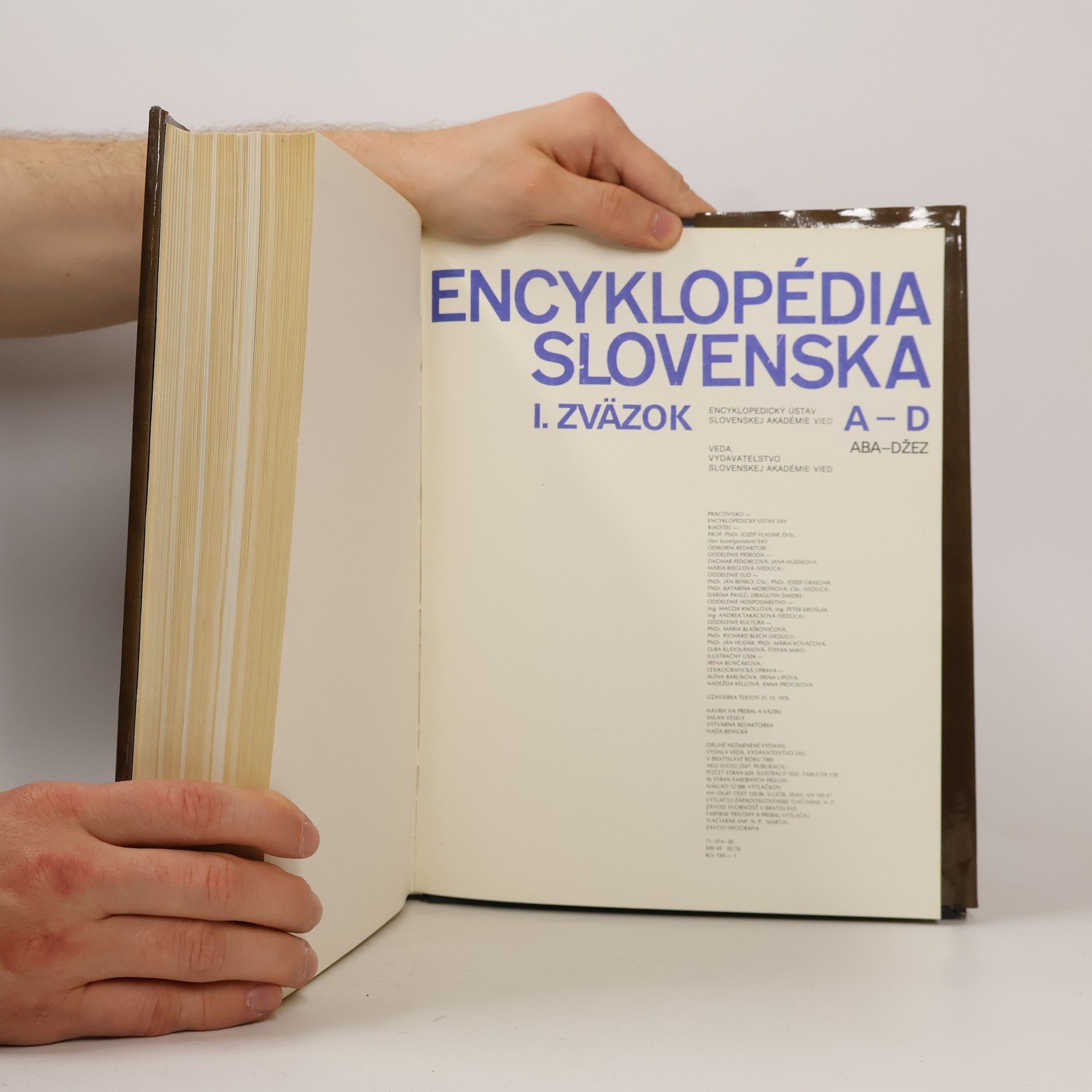 Vladimír Hajko Encyklopédia Slovenska. 1. zväzok A - D