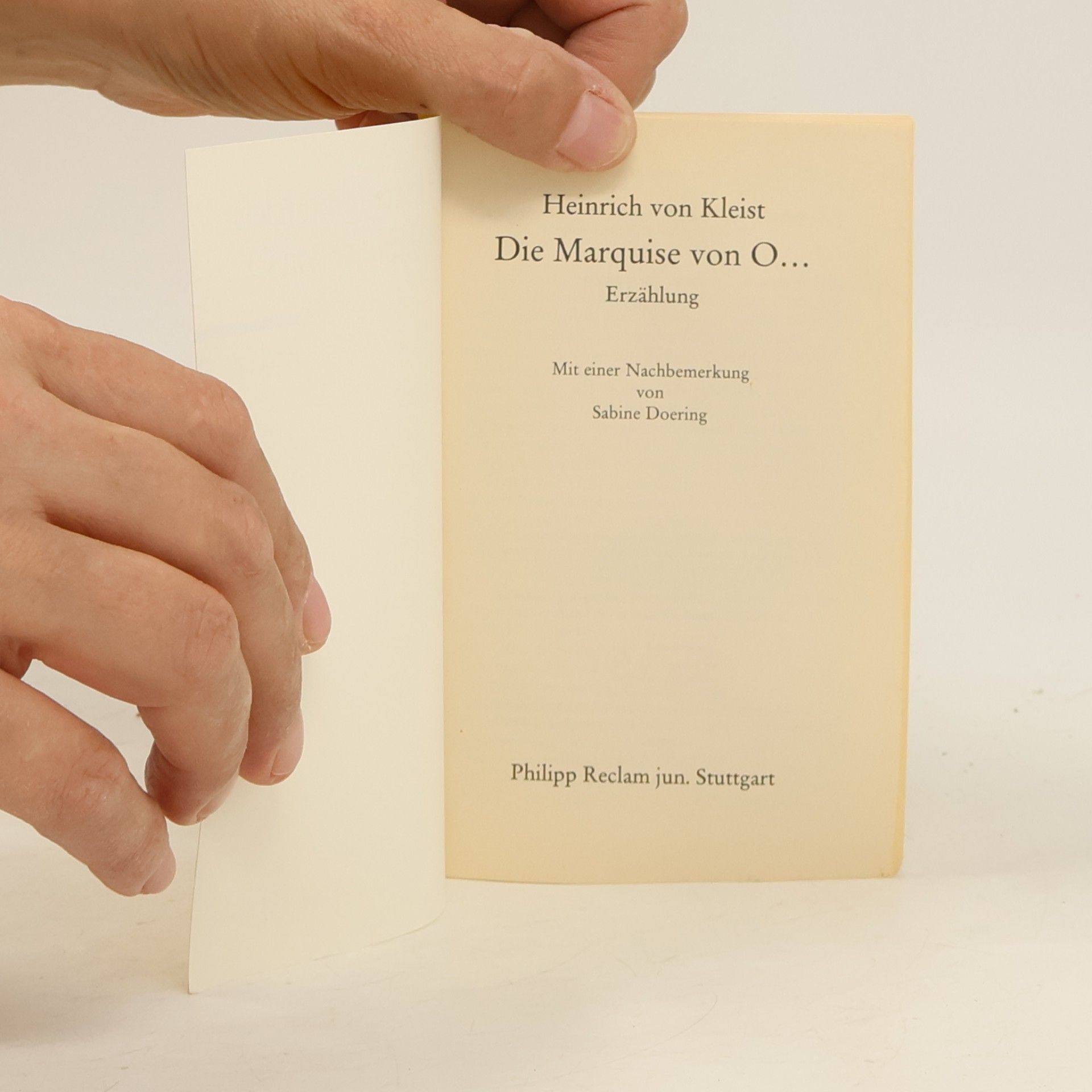 Heinrich von Kleist Die Marquise von O...