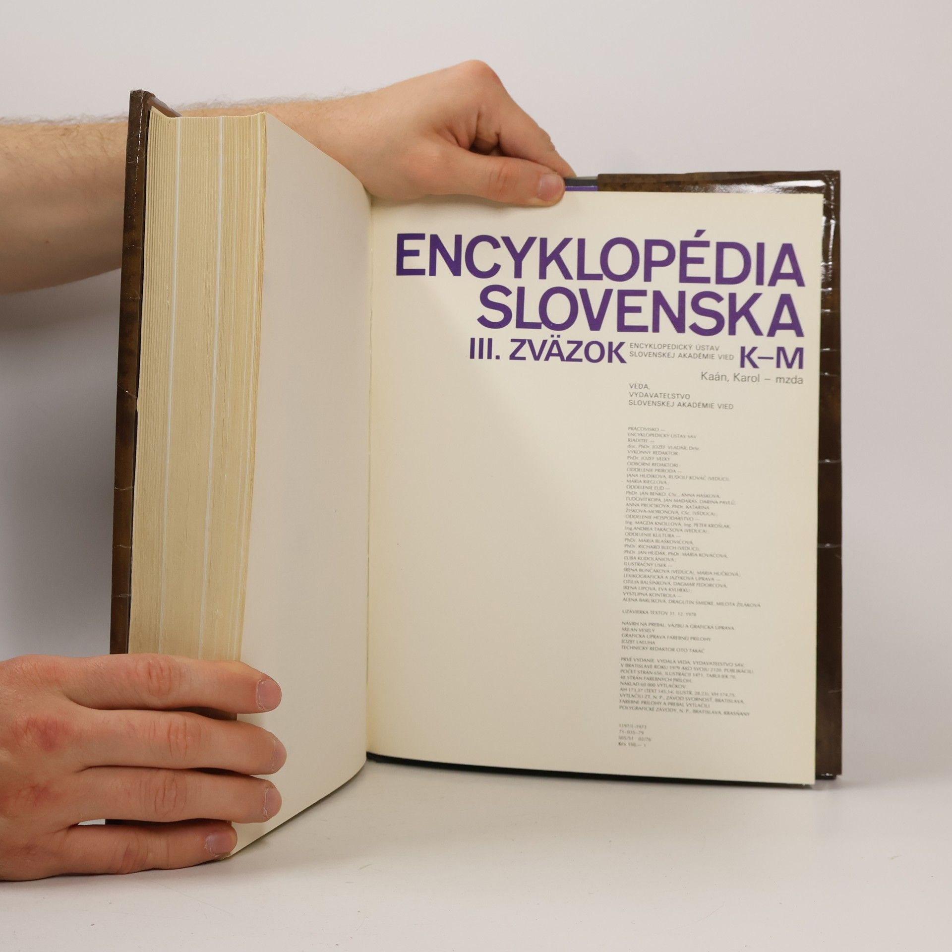 Autorenkollektiv Encyklopédia Slovenska III. zväzok. K-M