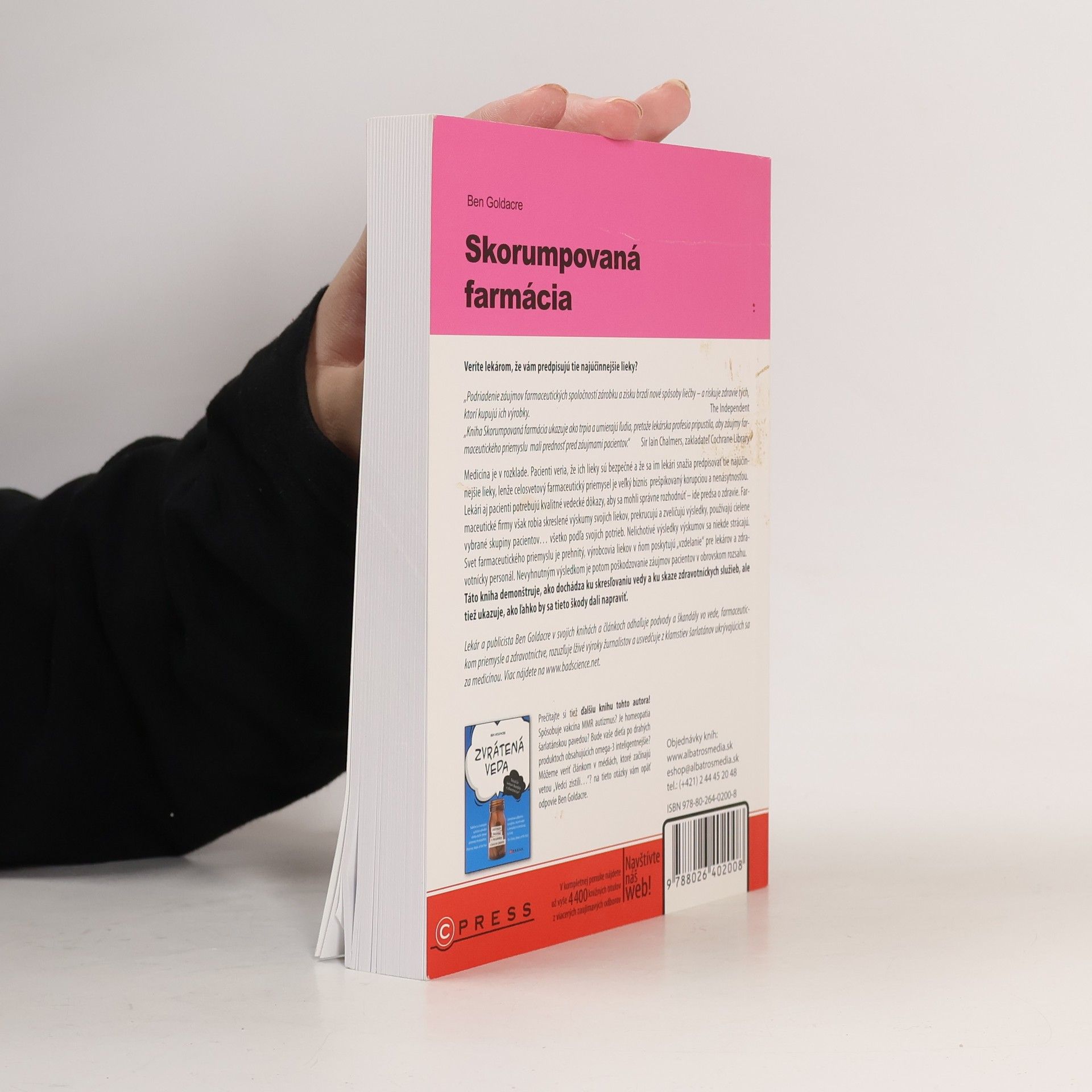 Ben Goldacre Skorumpovaná farmácia