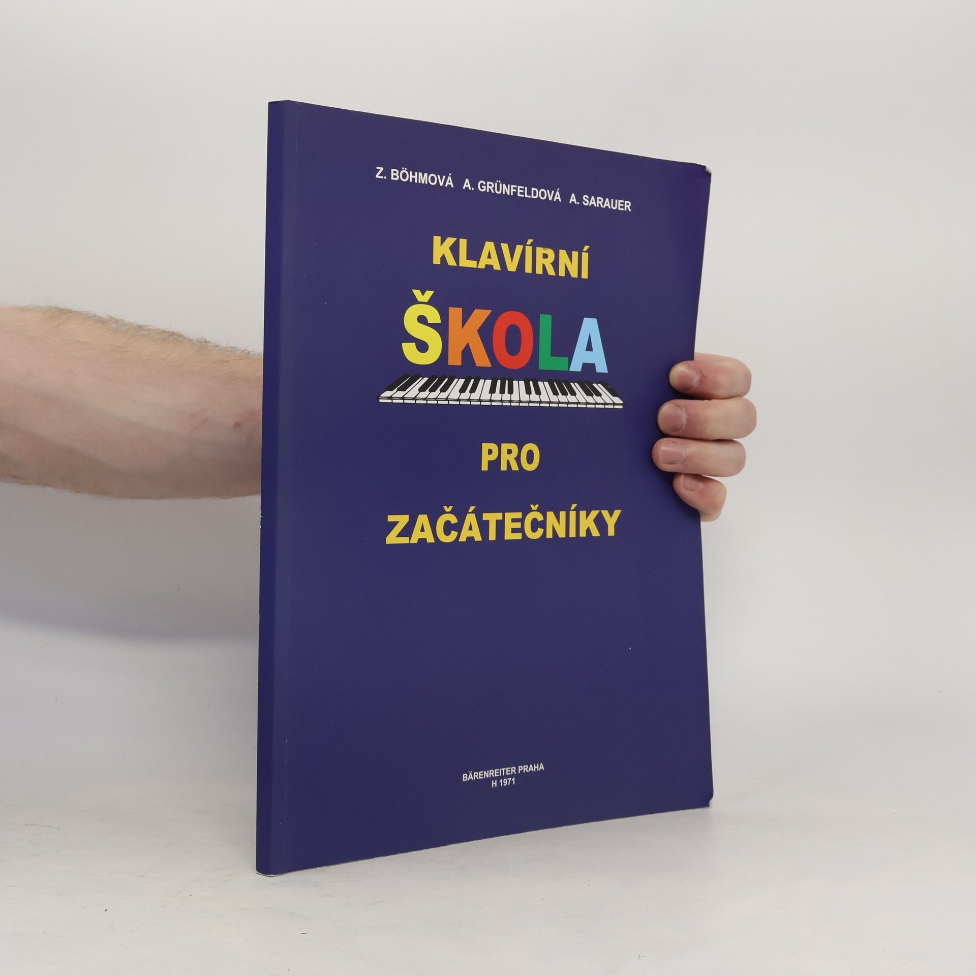 Alois Sarauer Klavírní škola pro začátečníky