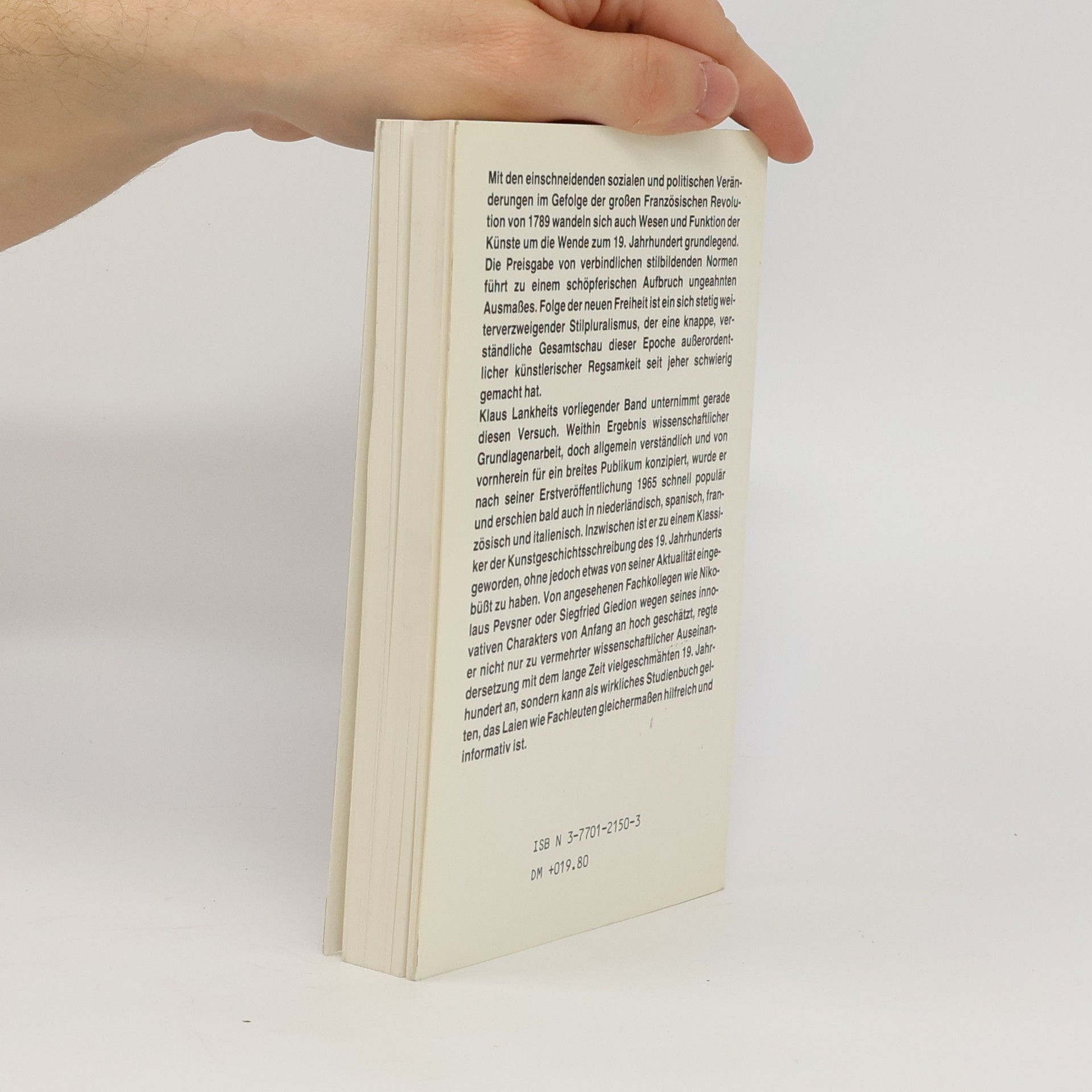 Klaus Lankheit Revolution und Restauration