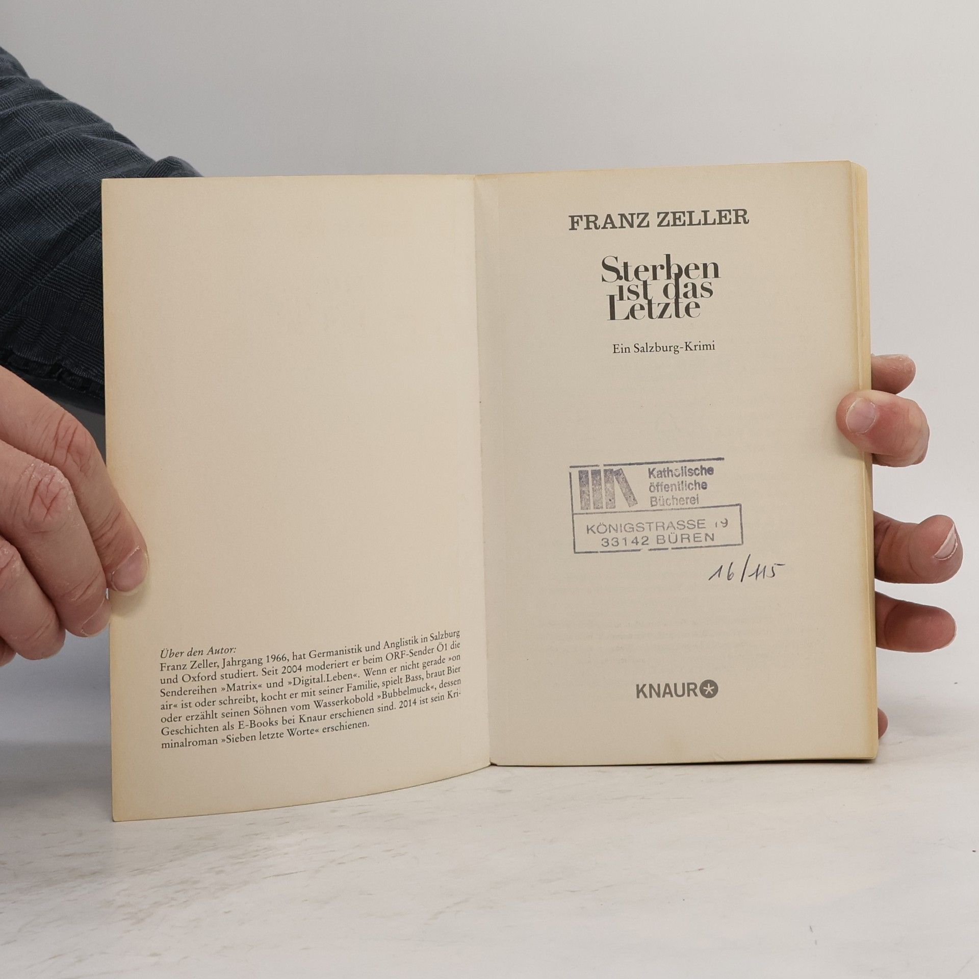 Franz Zeller Sterben ist das Letzte