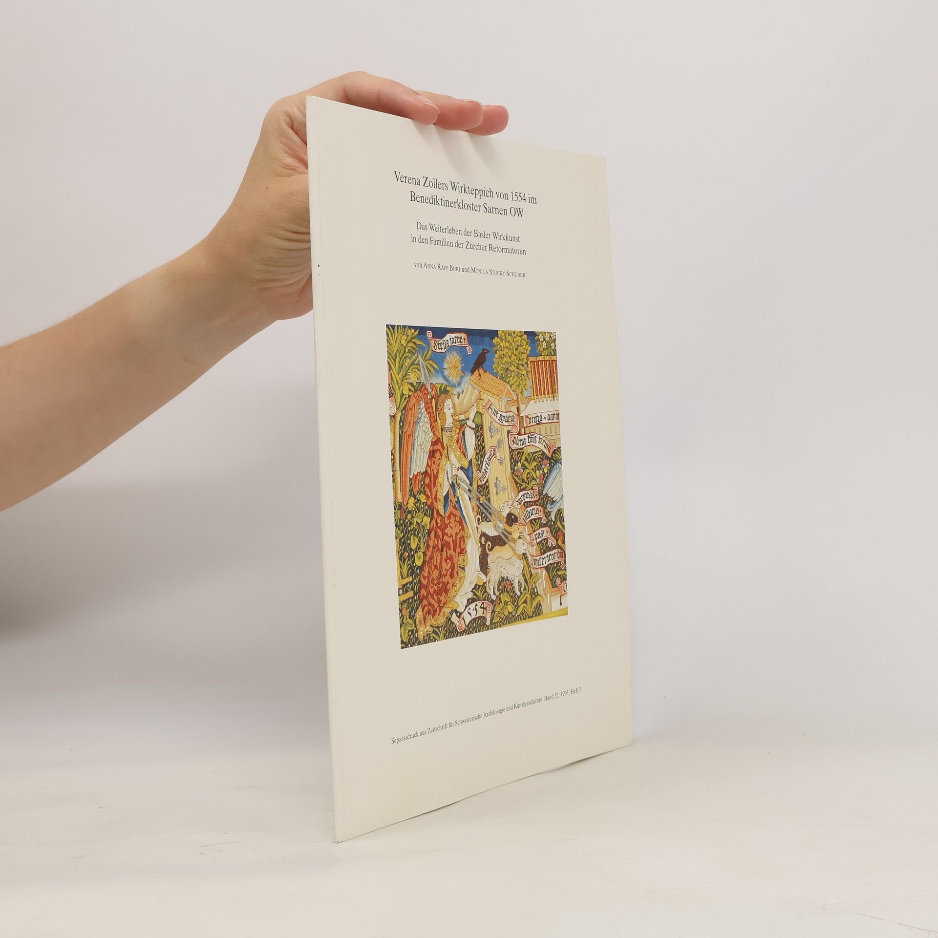 Verena Zollers Wirkteppich von 1554 im BenediktinerKloster Sarnen OW