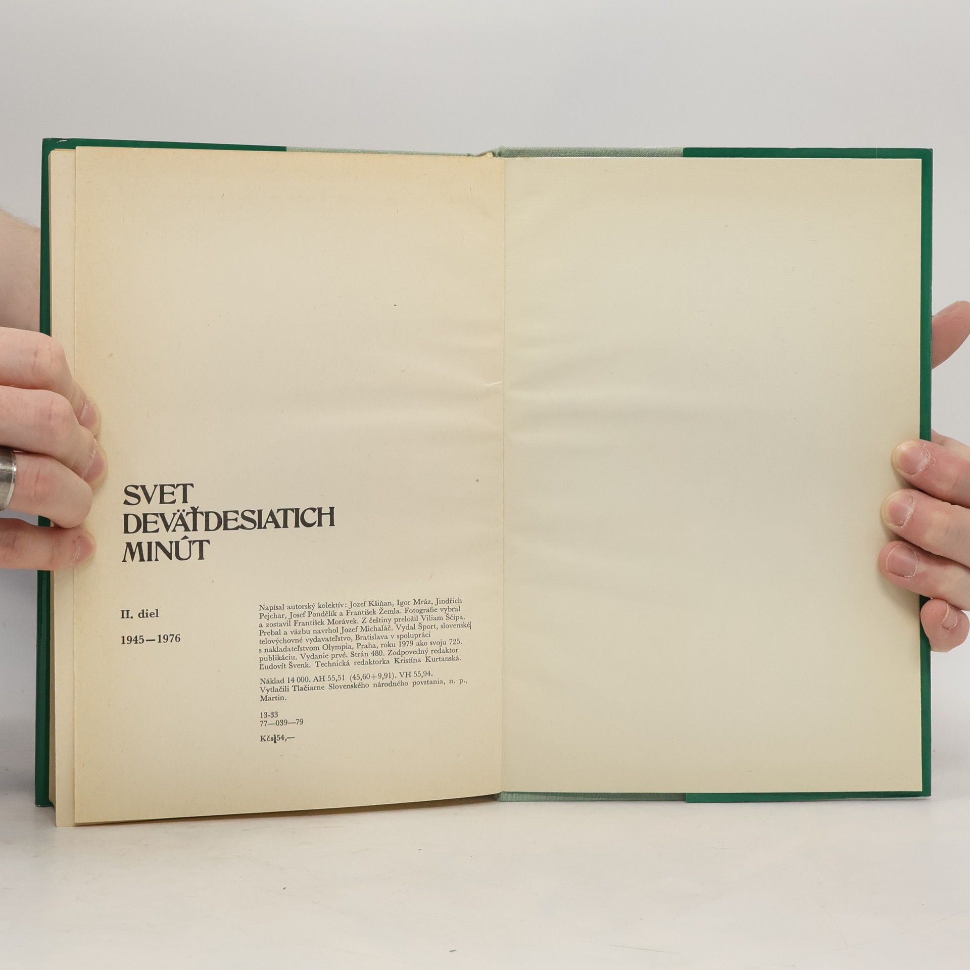 Various authors Svet deväťdesiatich minút. II. diel 1945-1976