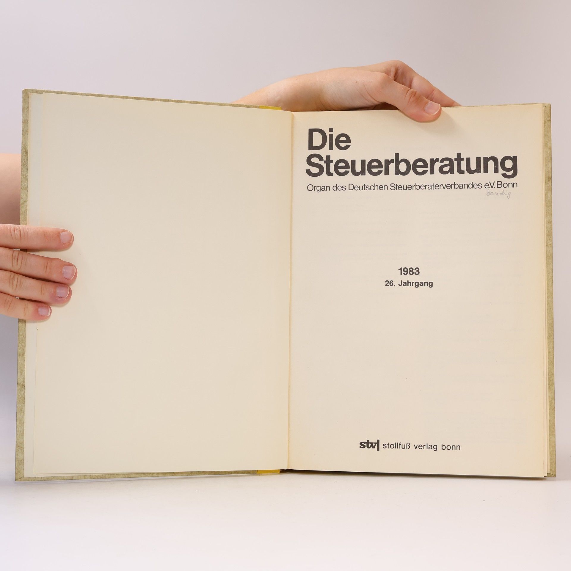 Kolektiv autorů Die Steuerberatung 1983
