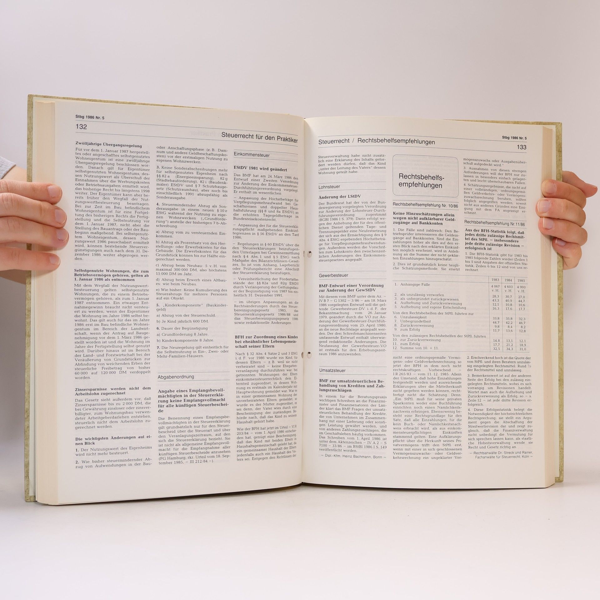 Kolektiv autorů Die Steuerberatung 1986