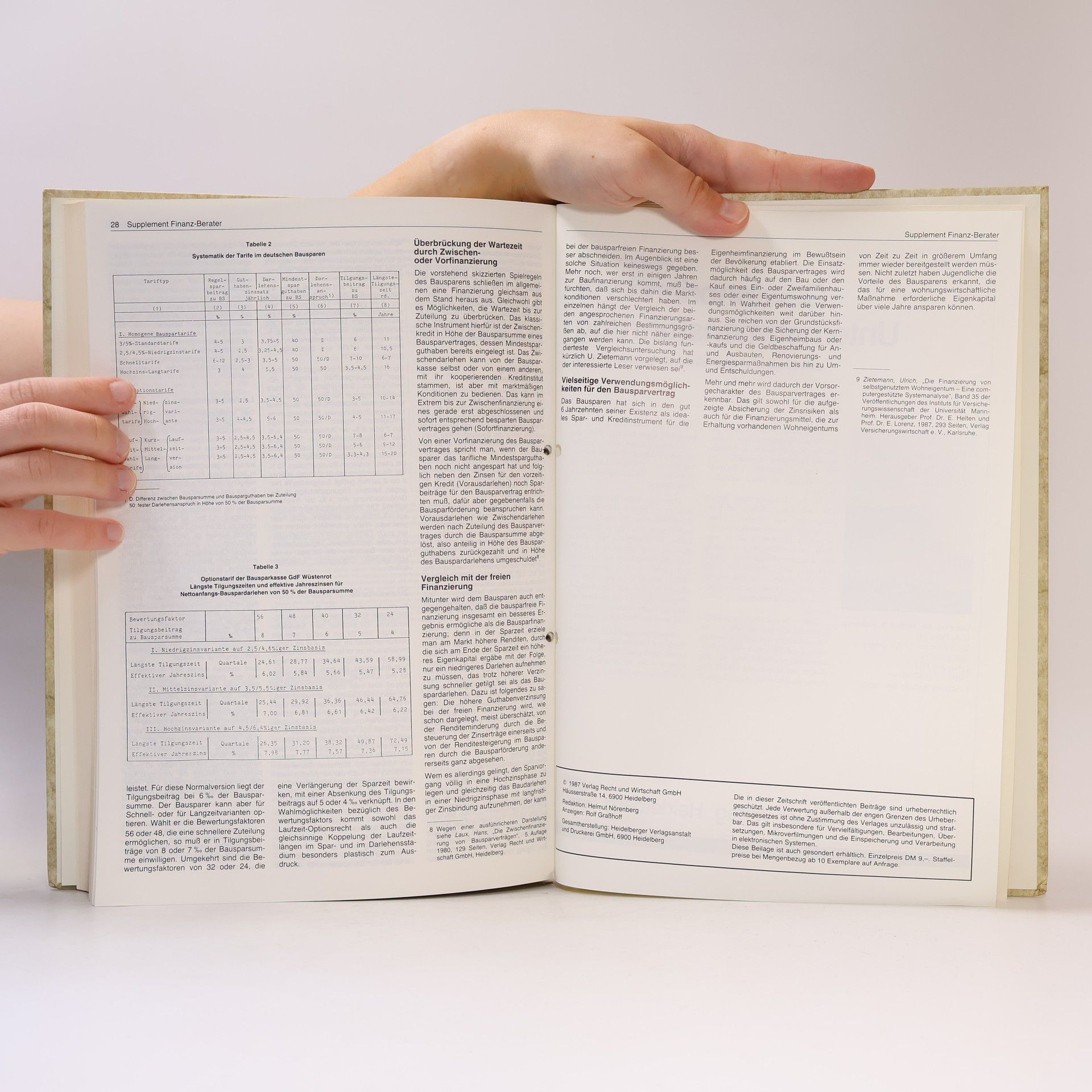 Autores varios Die Steuer-Beratung 1987