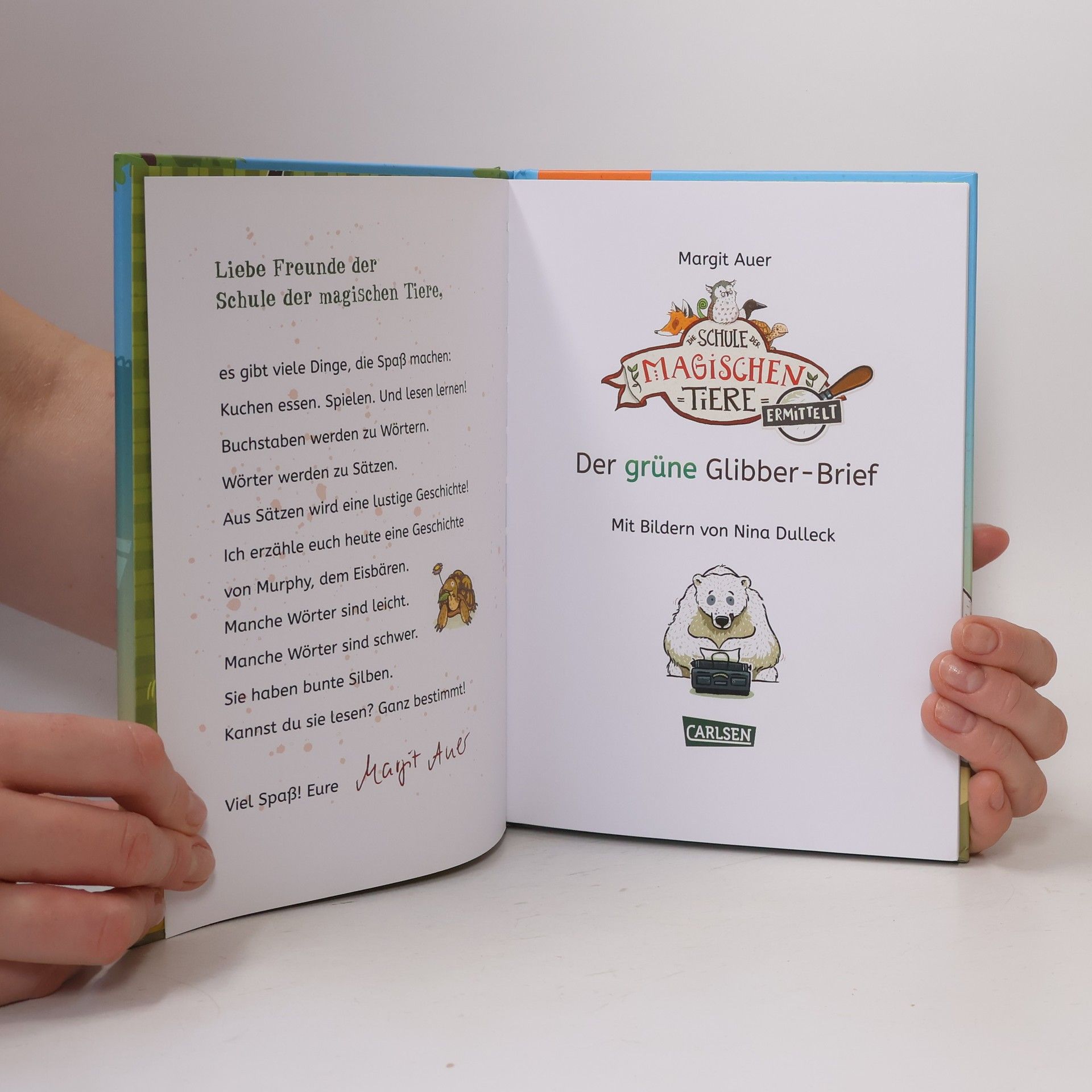 Nina Dulleck Die Schule der magischen Tiere. Ermittelt 1. Der grüne Glibber-Brief