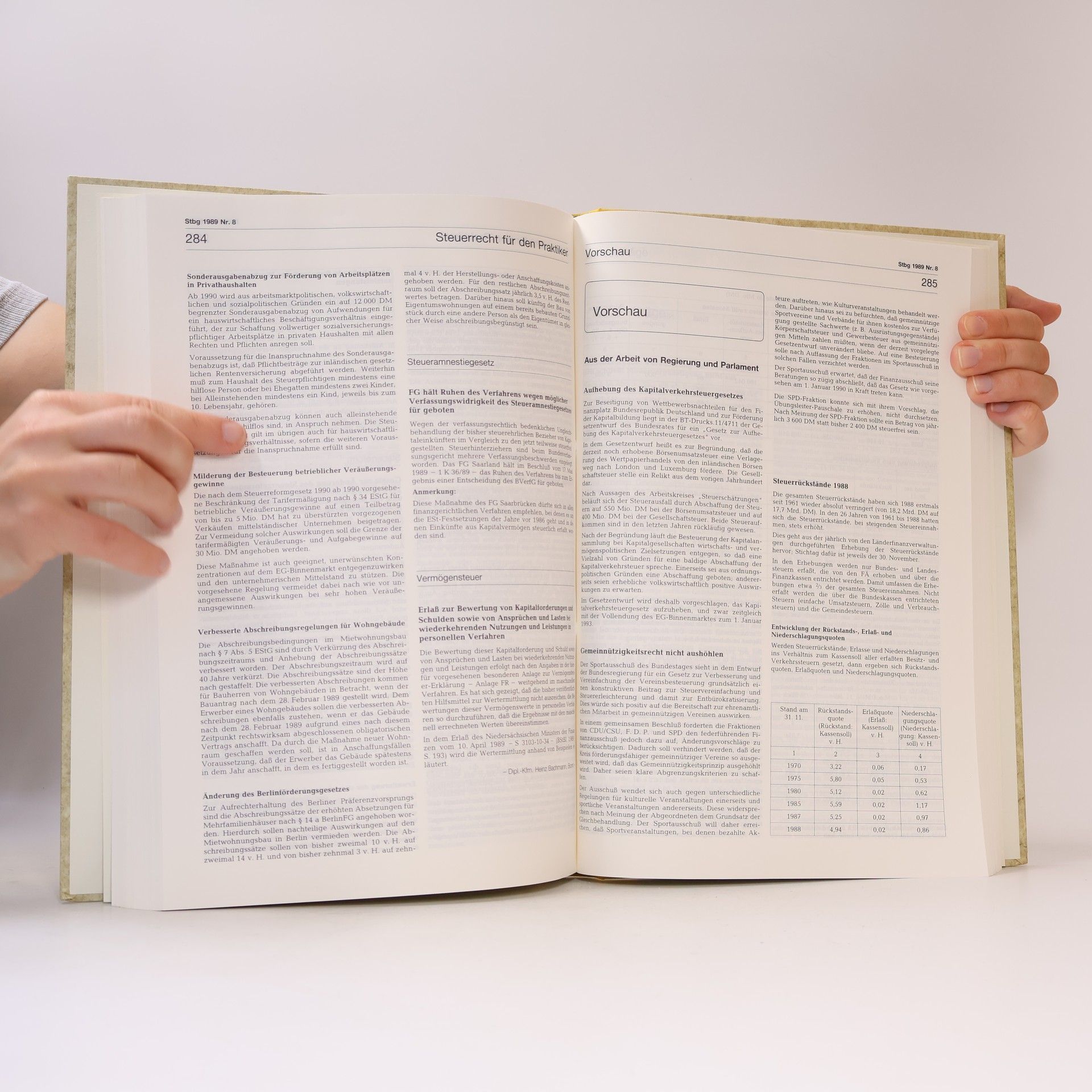 Autorenkollektiv Die Steuerberatung 1989