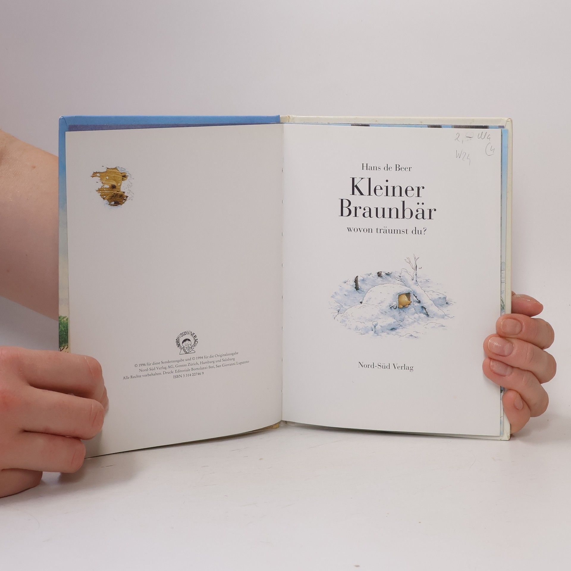 Hans de Beer Kleiner Braunbär wovon träumst du?