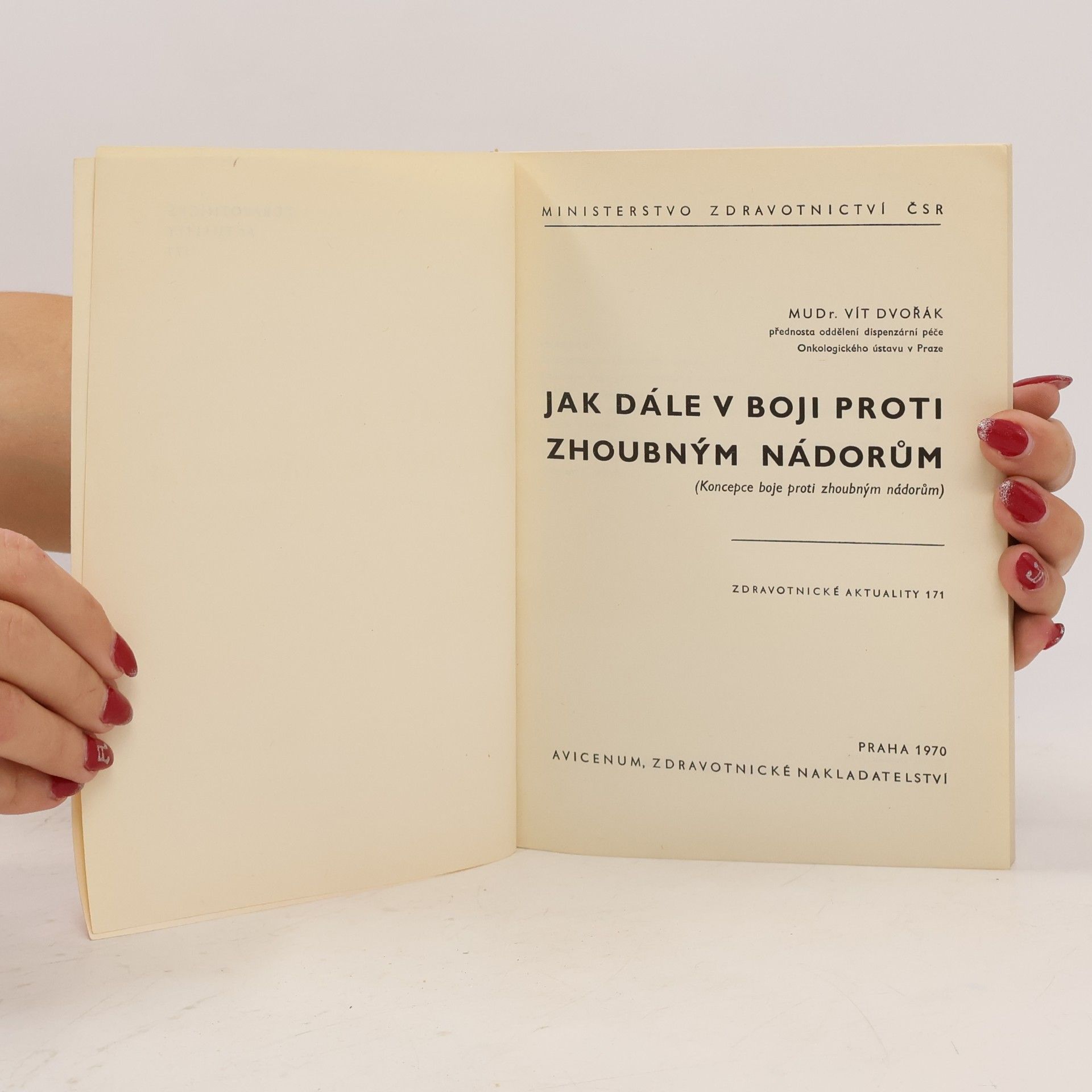 Vít Dvořák Jak dále v boji proti zhoubným nádorům