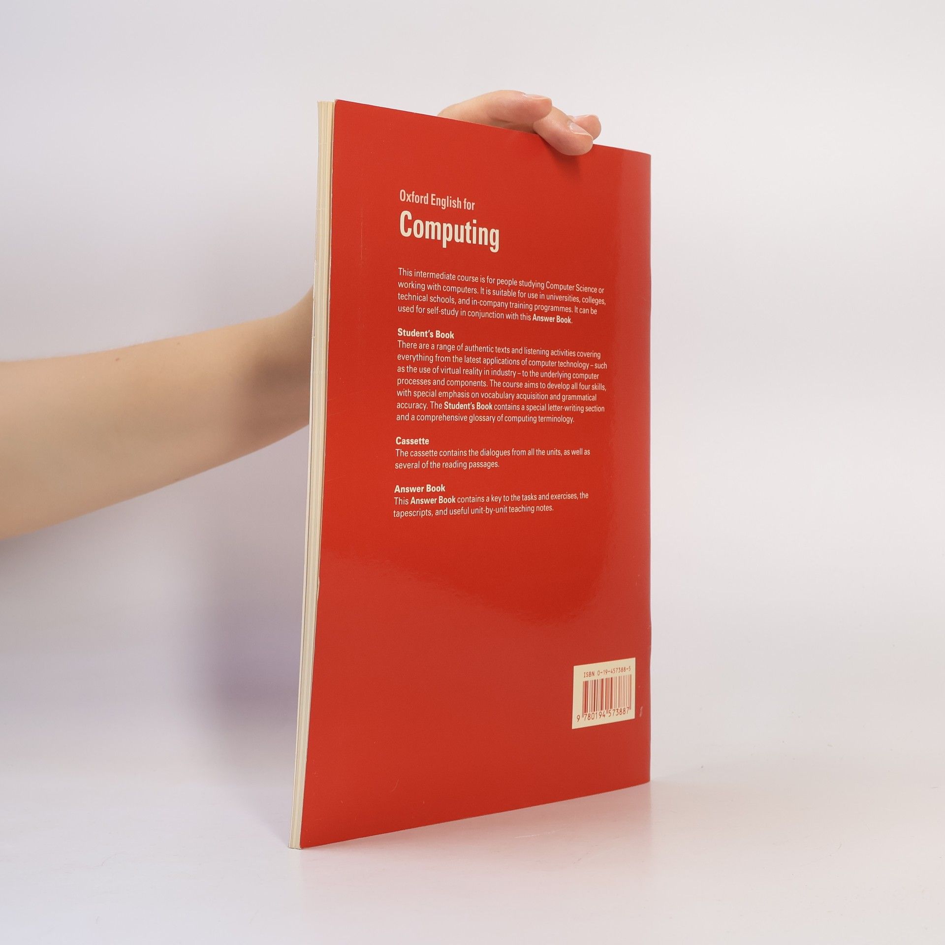 Keith Boeckner Oxford English for computing : answer book with teaching notes