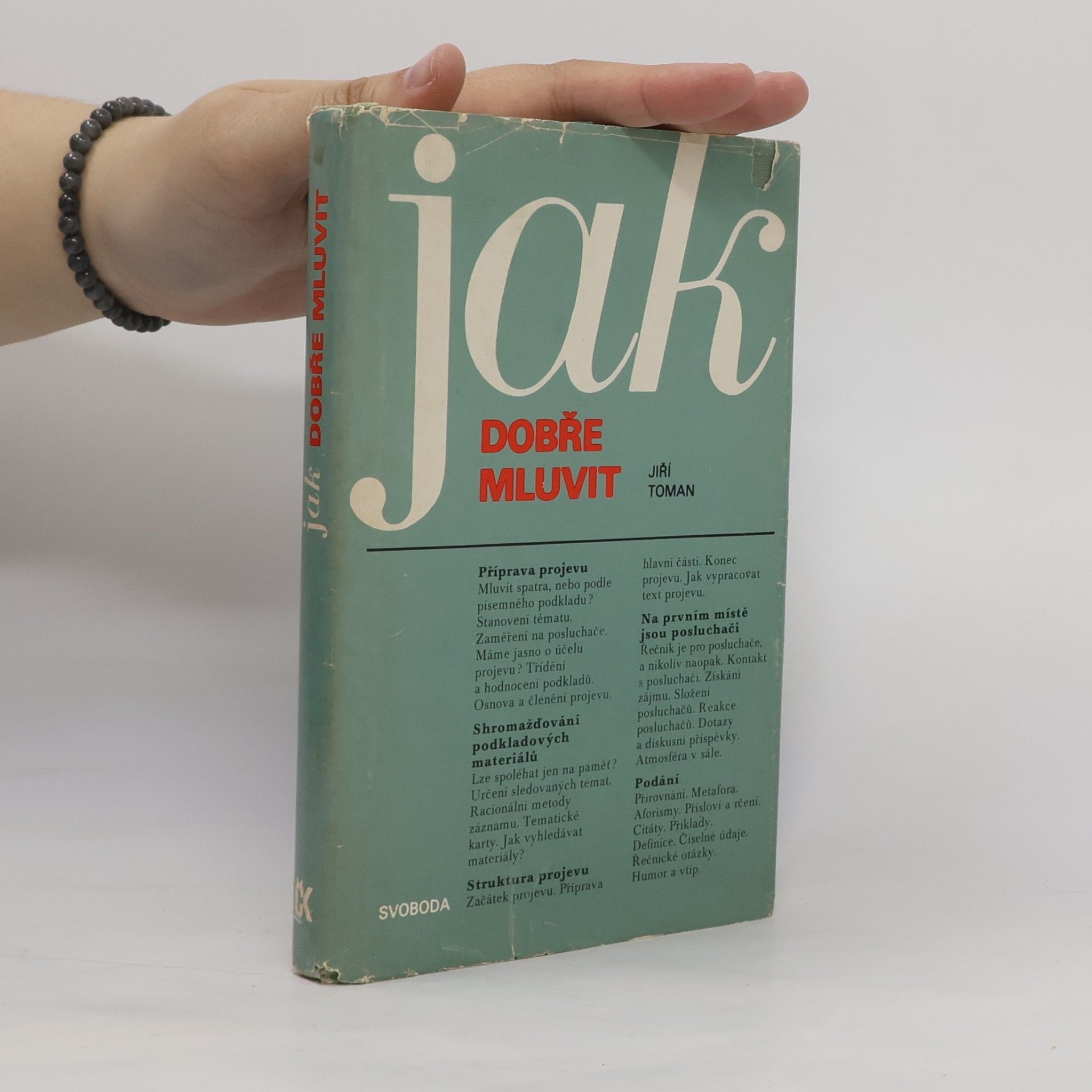Jiří Toman Jak dobře mluvit