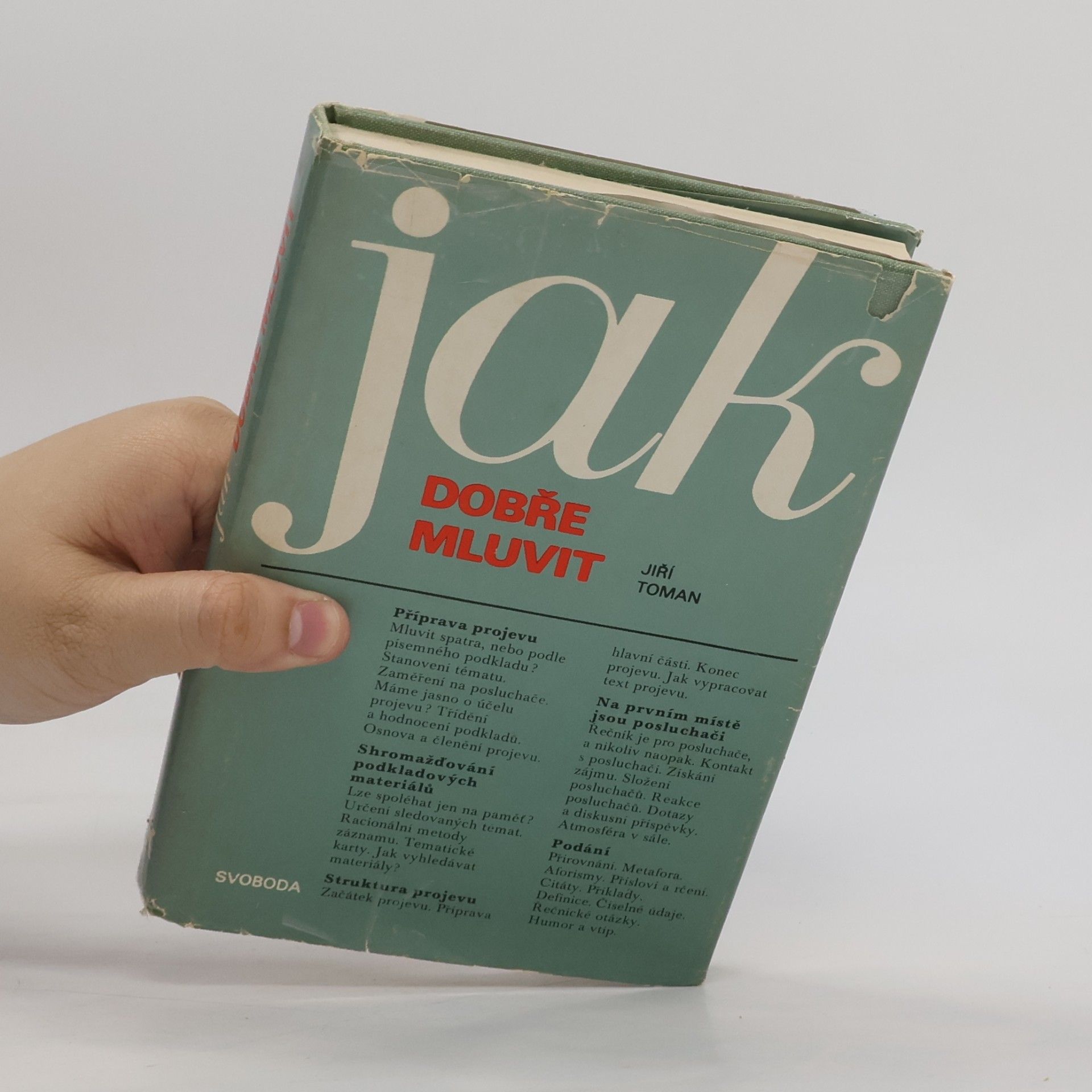 Jiří Toman Jak dobře mluvit