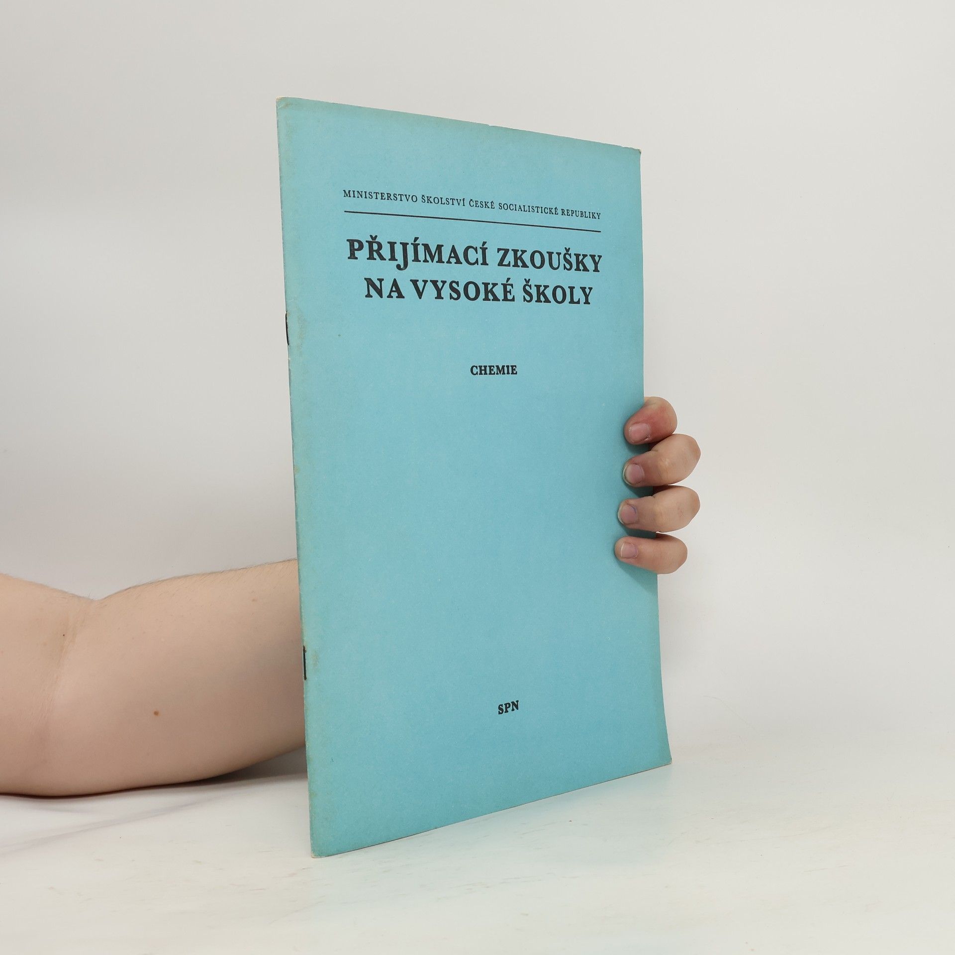 Přijímací zkoušky na vysoké školy: chemie