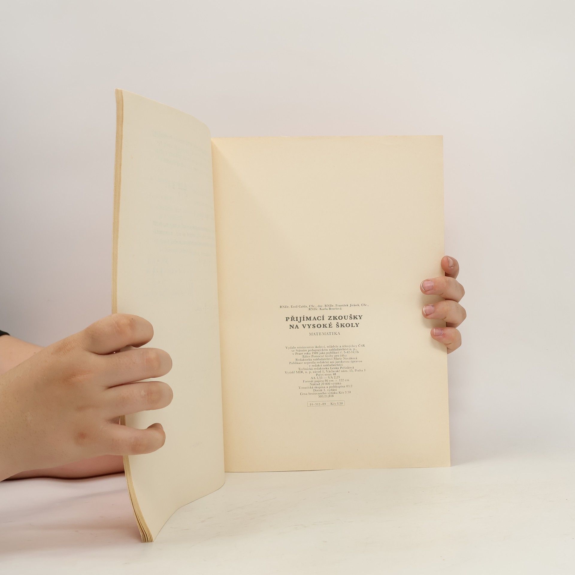 Autores varios Přijímací zkoušky na vysoké školy. Matematika