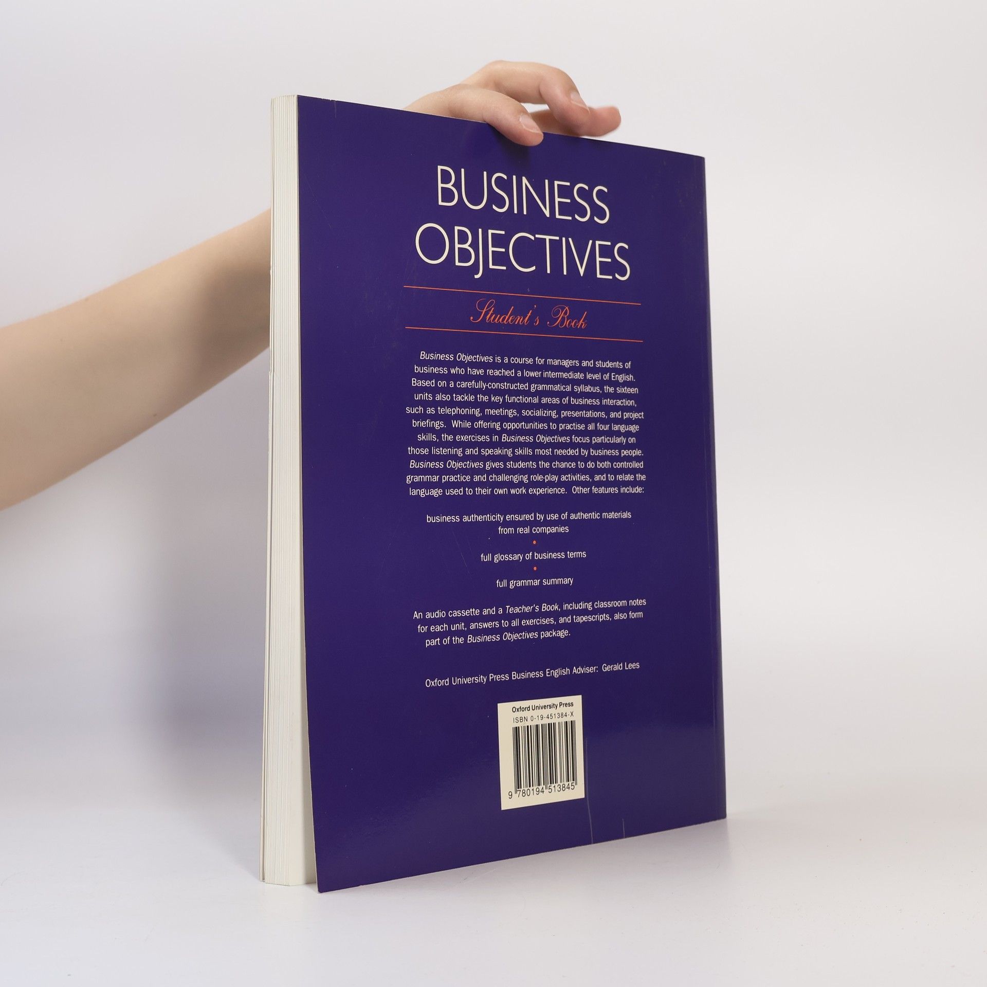 Vicki Hollett Business Objectives: Student`s book