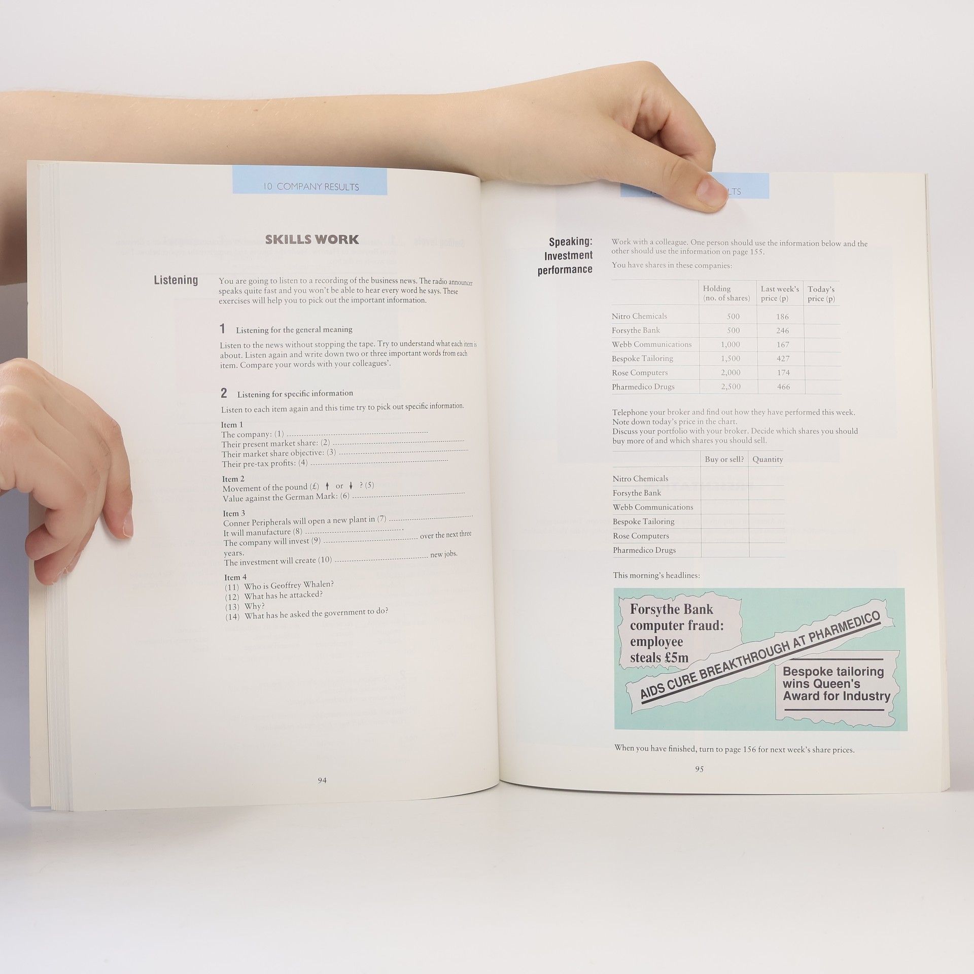 Vicki Hollett Business Objectives: Student`s book