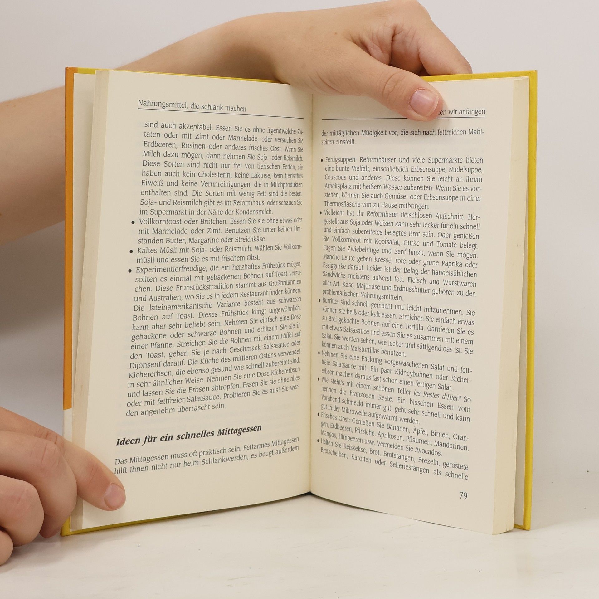 Neal D. Barnard Nahrungsmittel, die schlank machen