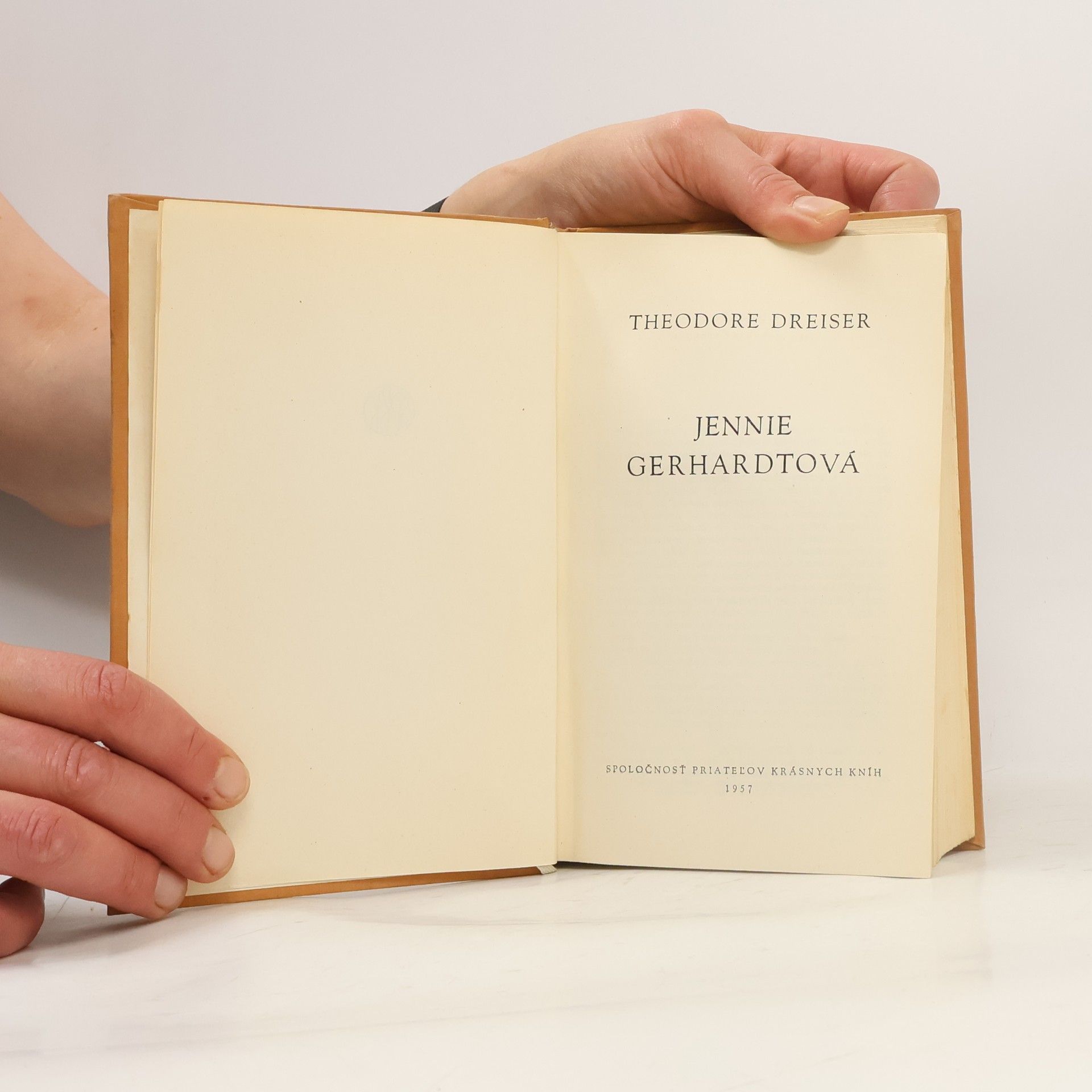 Theodore Dreiser Jennie Gerhardtová