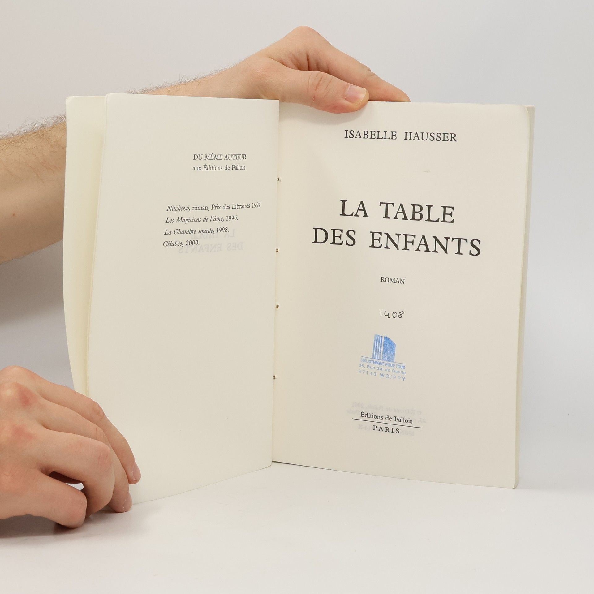 Isabelle Hausser La table des enfants