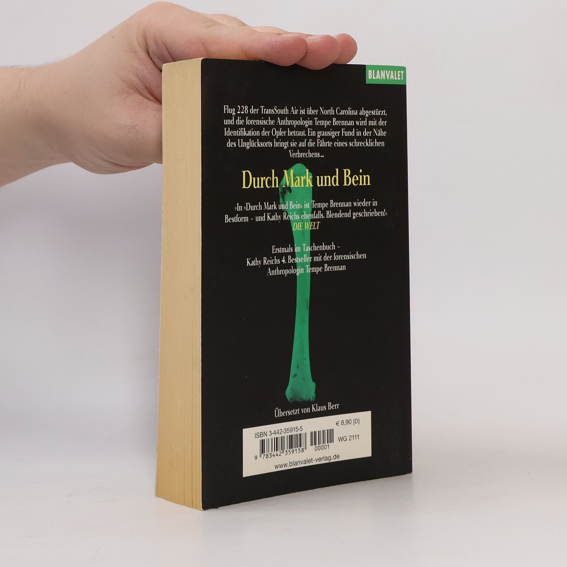 Kathy Reichs Durch Mark und Bein