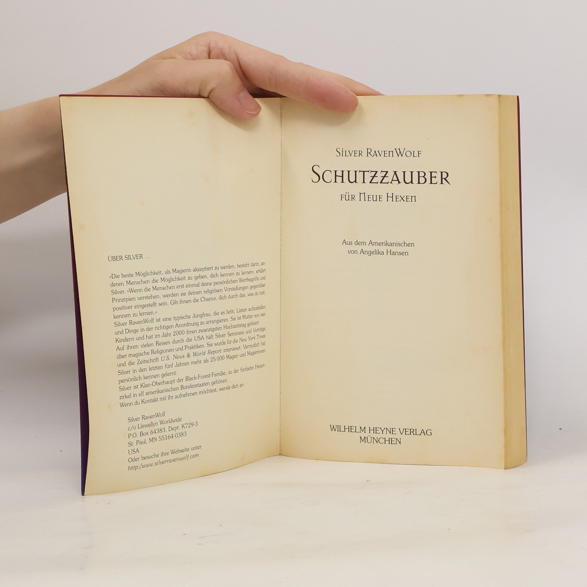 Silver RavenWolf Schutzzauber für neue Hexen