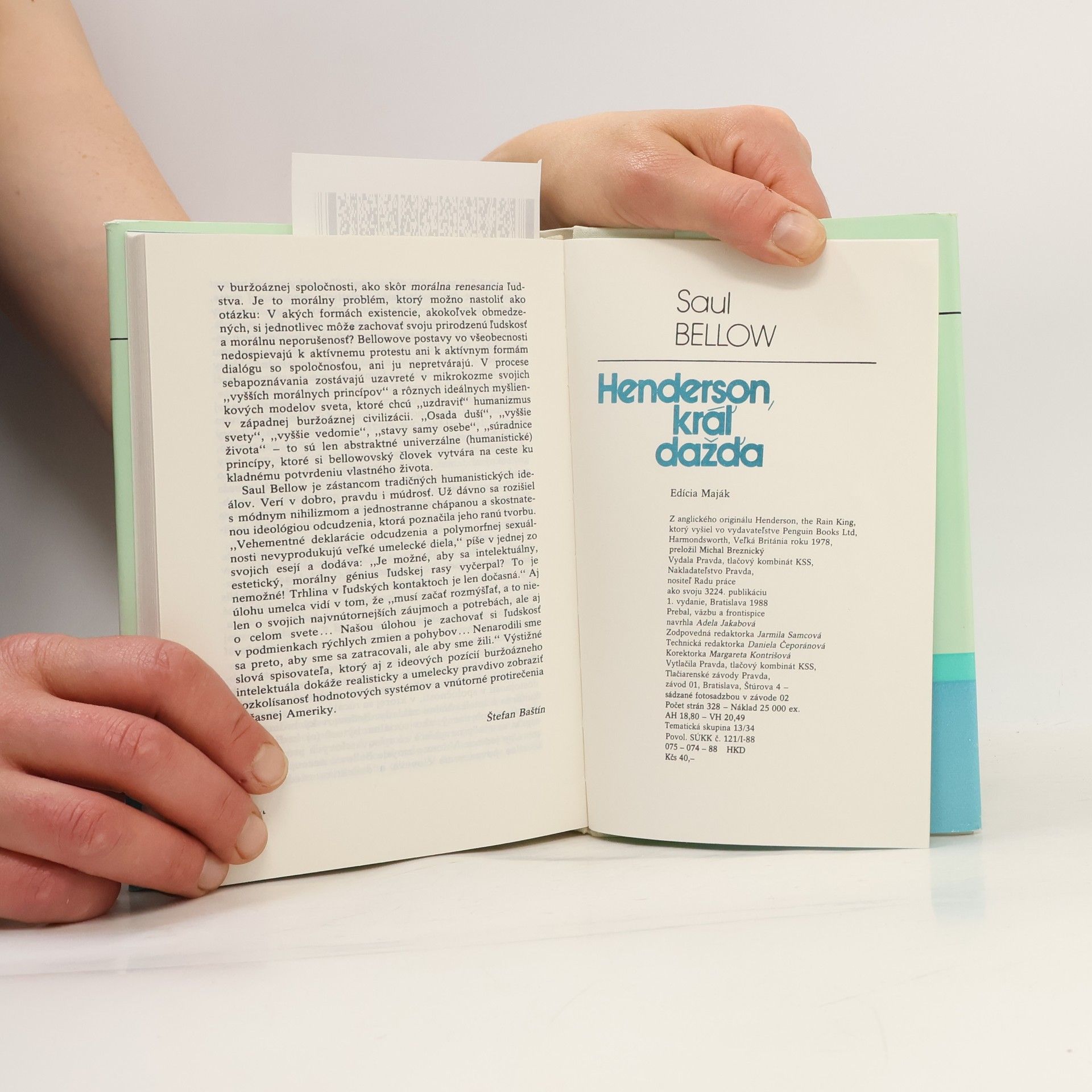Saul Bellow Henderson, kráľ dažďa