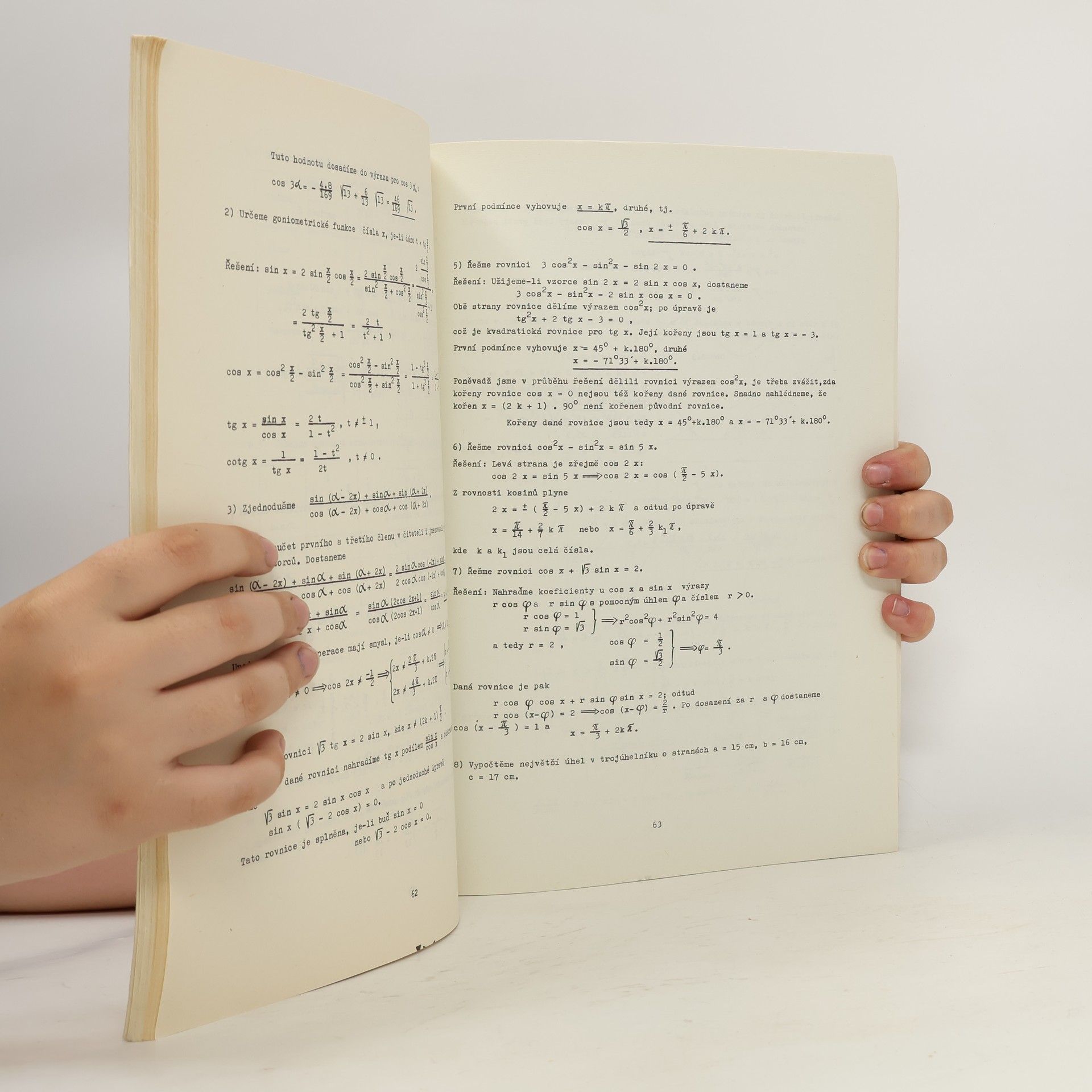 Josef Schmidtmayer a. kol. Základní požadavky ze středoškolské matematiky pro studium na vysokých školách technického směru