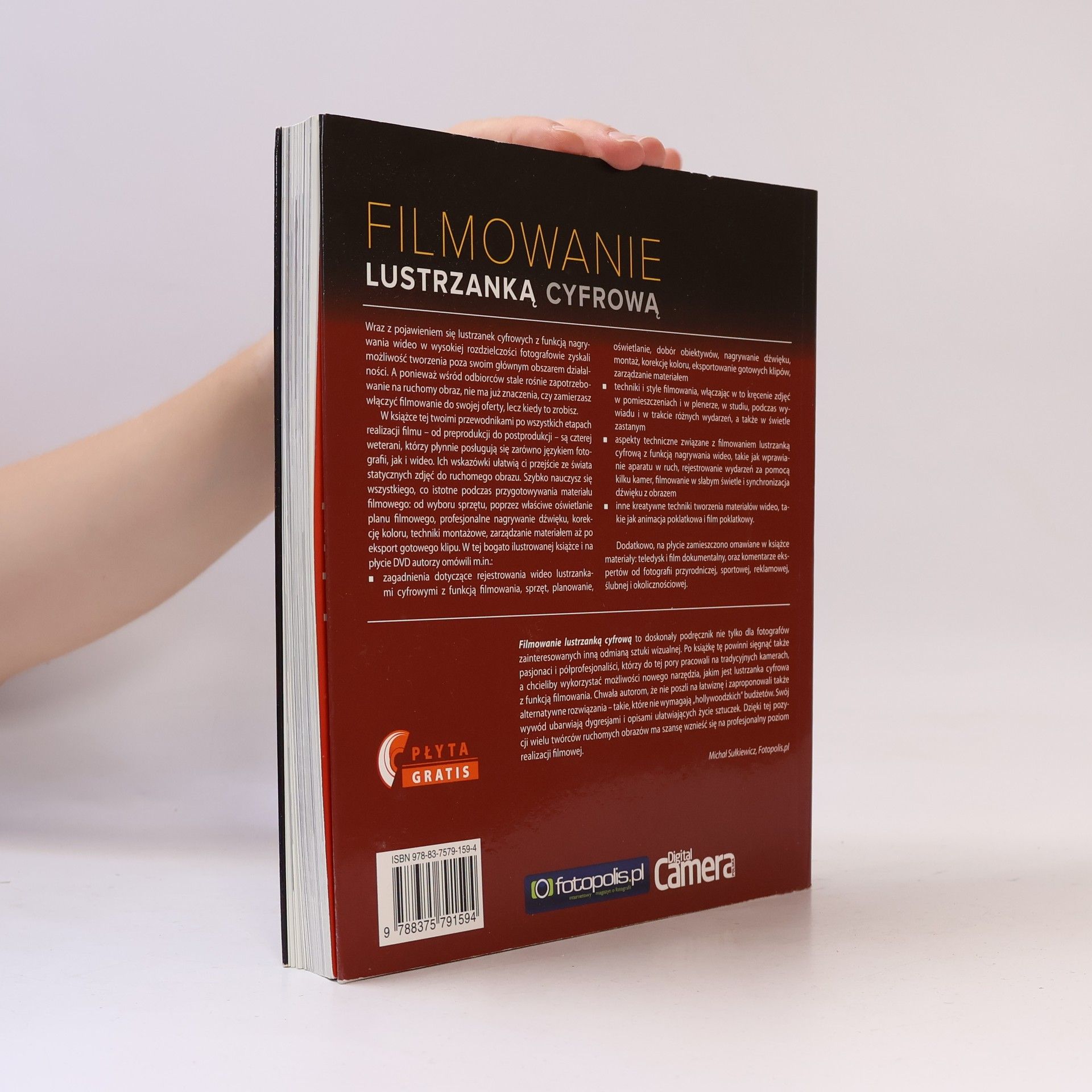 James Ball Filmowanie lustrzanką cyfrową - Książka z płytą