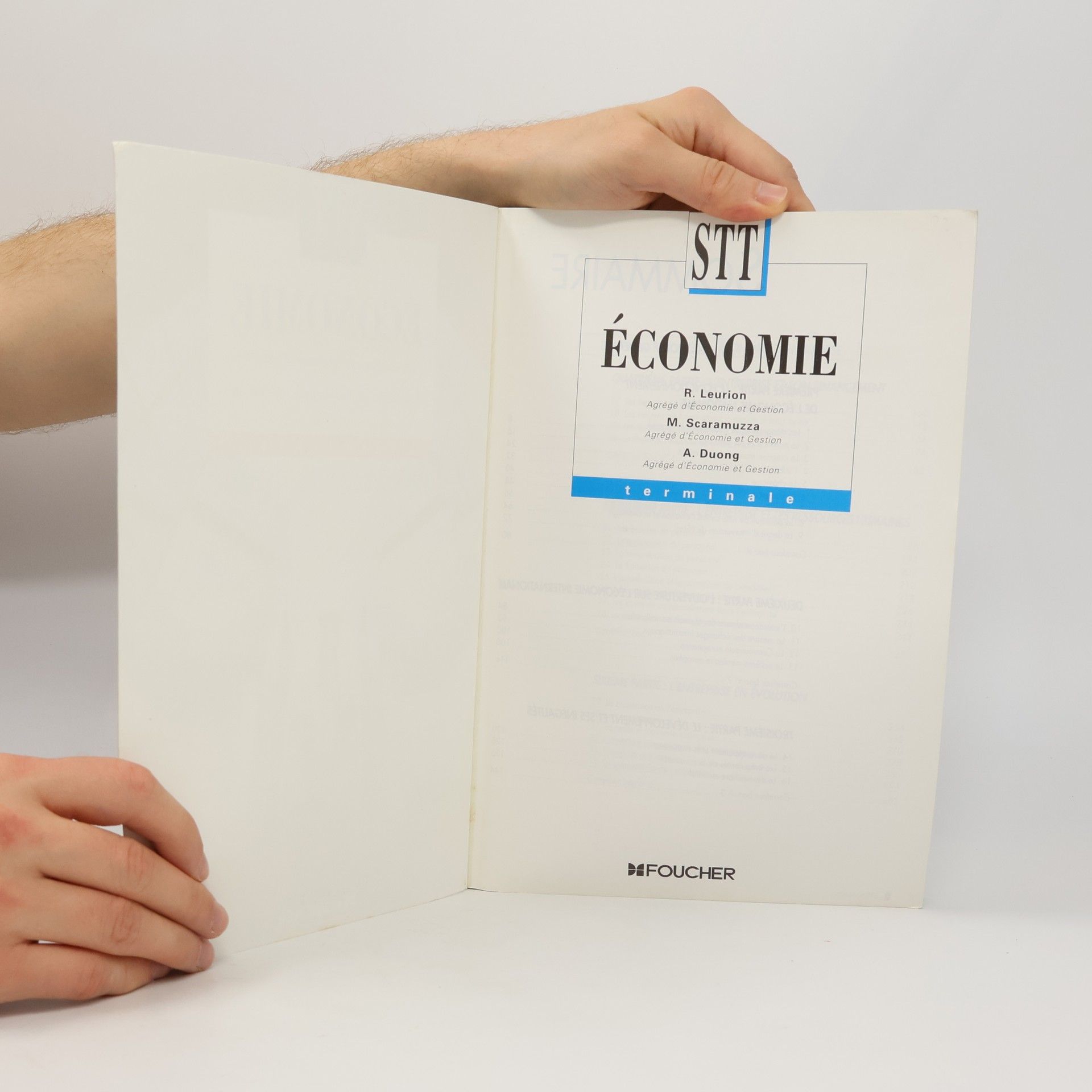 Rémi Leurion Économie: Terminale STT