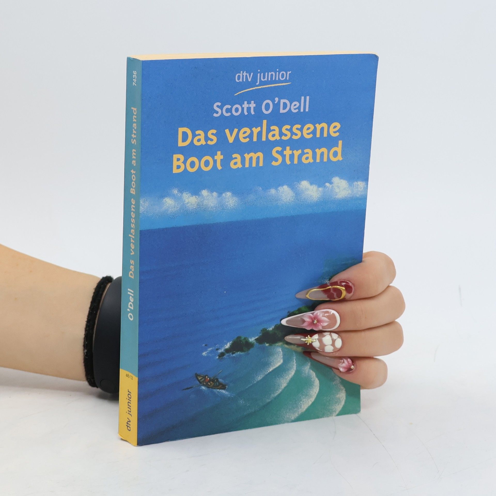 Das verlassene Boot am Strand