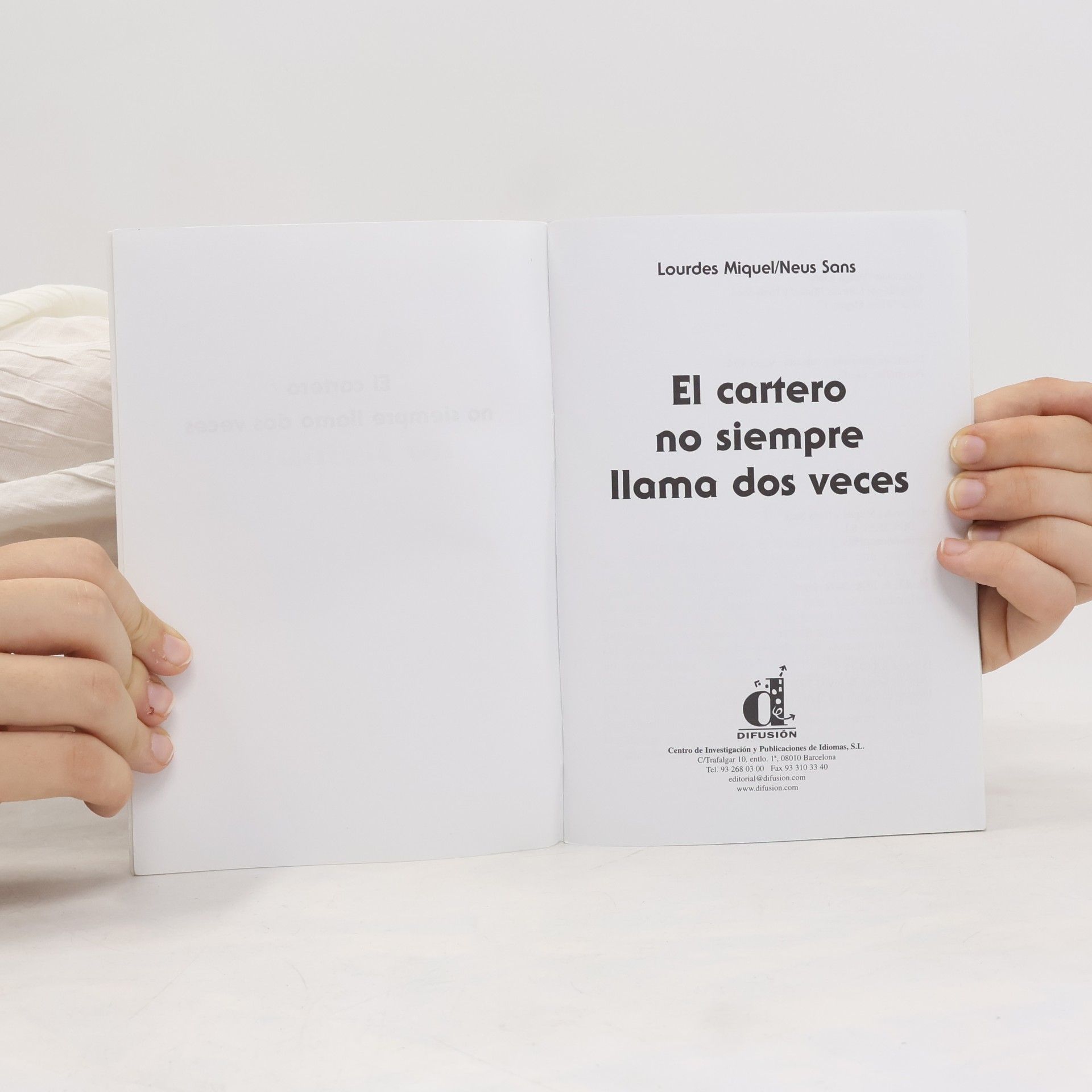 Lourdes Miquel El cartero no siempre llama dos veces