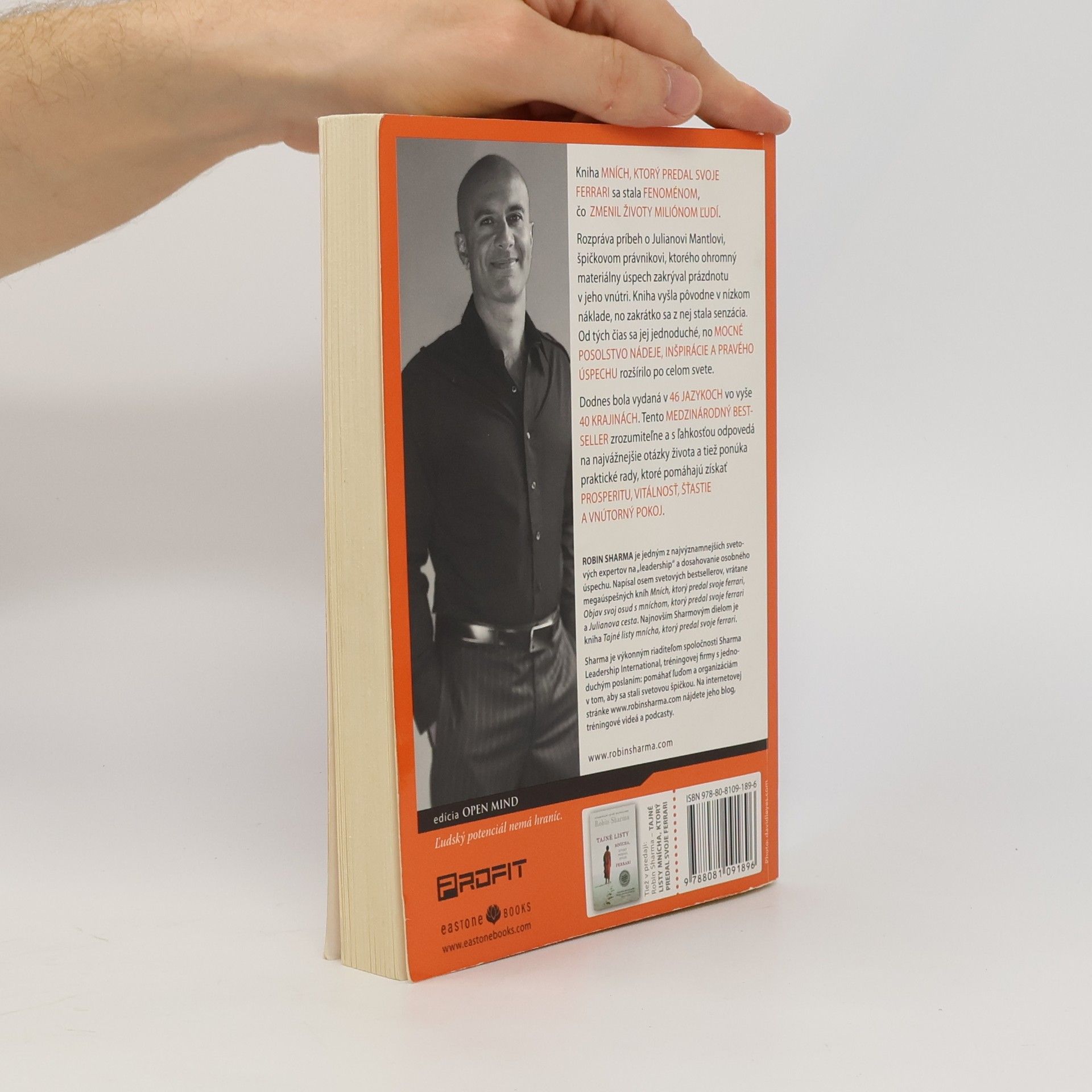 Robin Sharma Mních, ktorý predal svoje ferrari