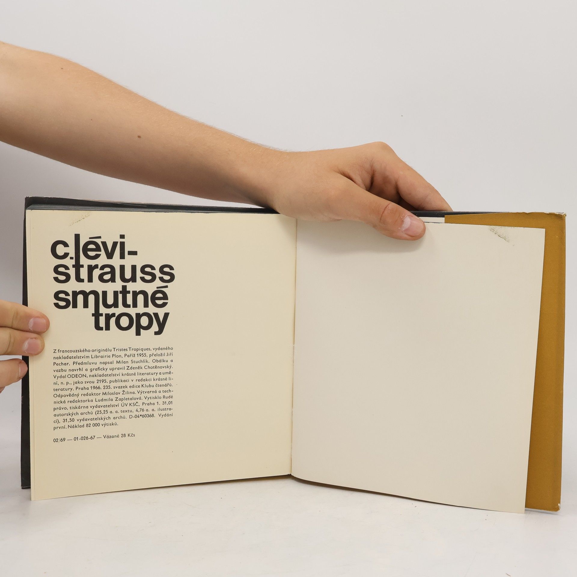 C. Lévi-Strauss Smutné tropy