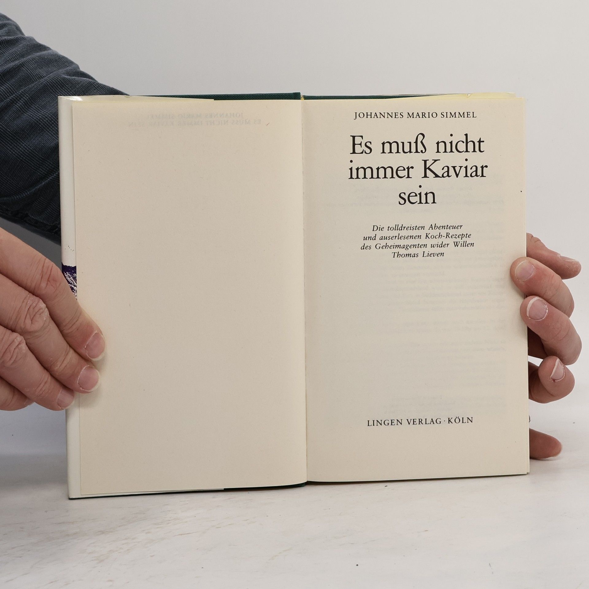 Johannes Mario Simmel Es muss nicht immer Kaviar sein