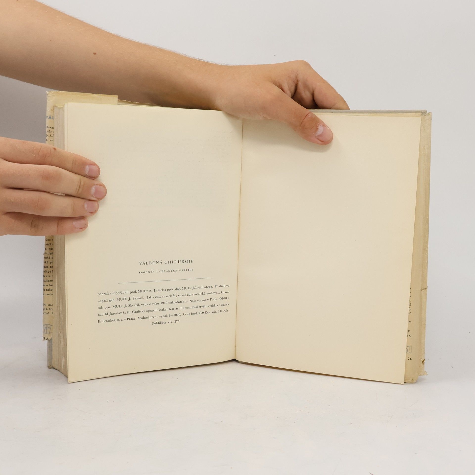 Arnold Jirásek Válečná chirurgie