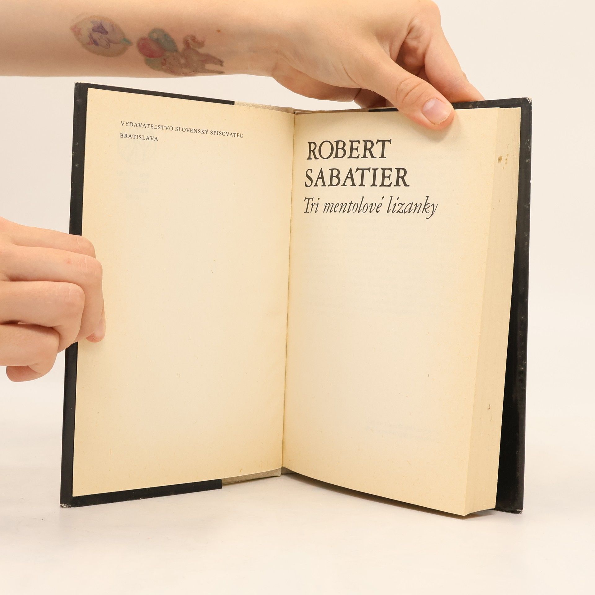 Robert Sabatier Tri mentolové lízanky