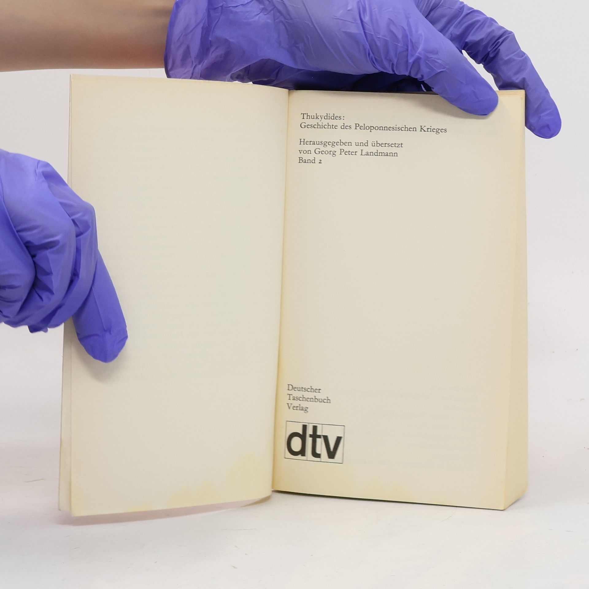Thukydides Text-Bibliothek - 2: Geschichte des Peloponnesischen Krieges