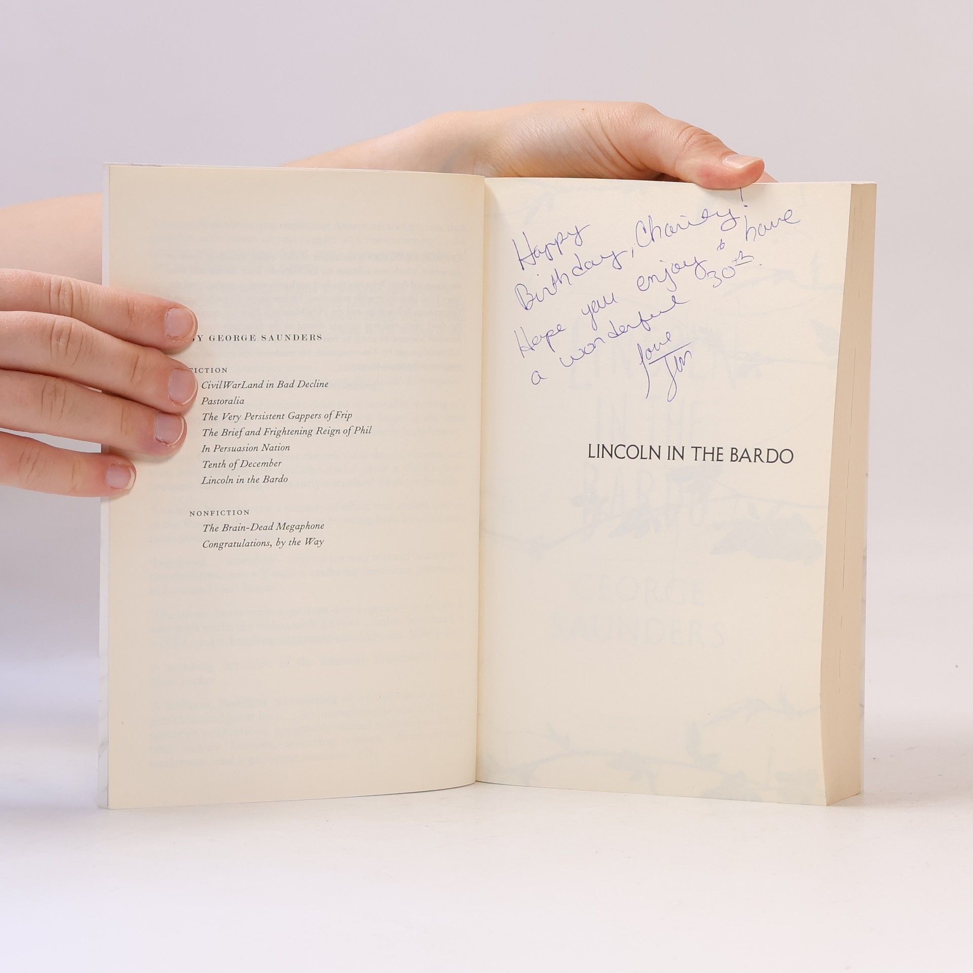 George Saunders Lincoln in the bardo
