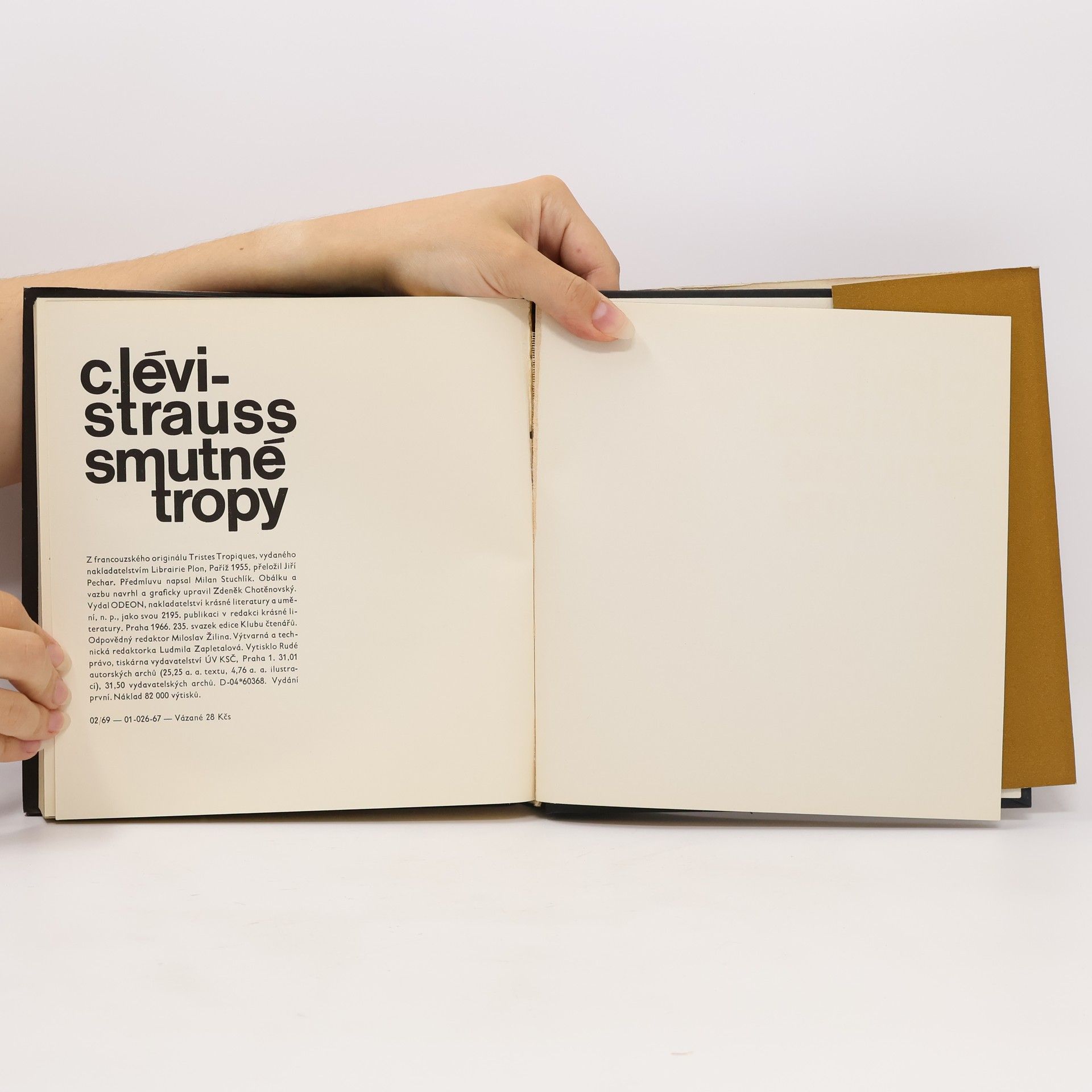 C. Lévi-Strauss Smutné tropy