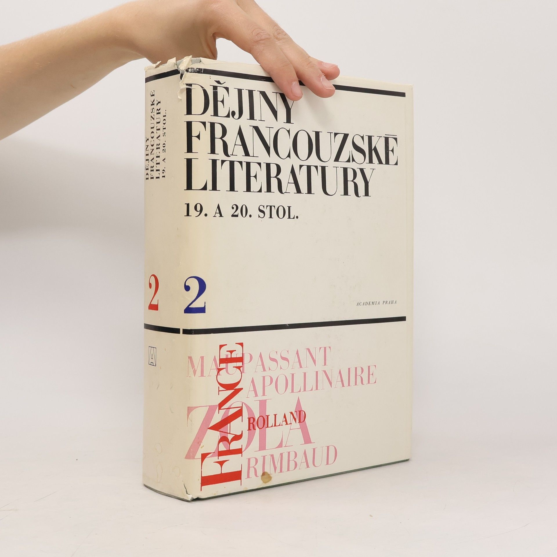 Various authors Dějiny francouzské literatury 19. a 20. století 2.díl