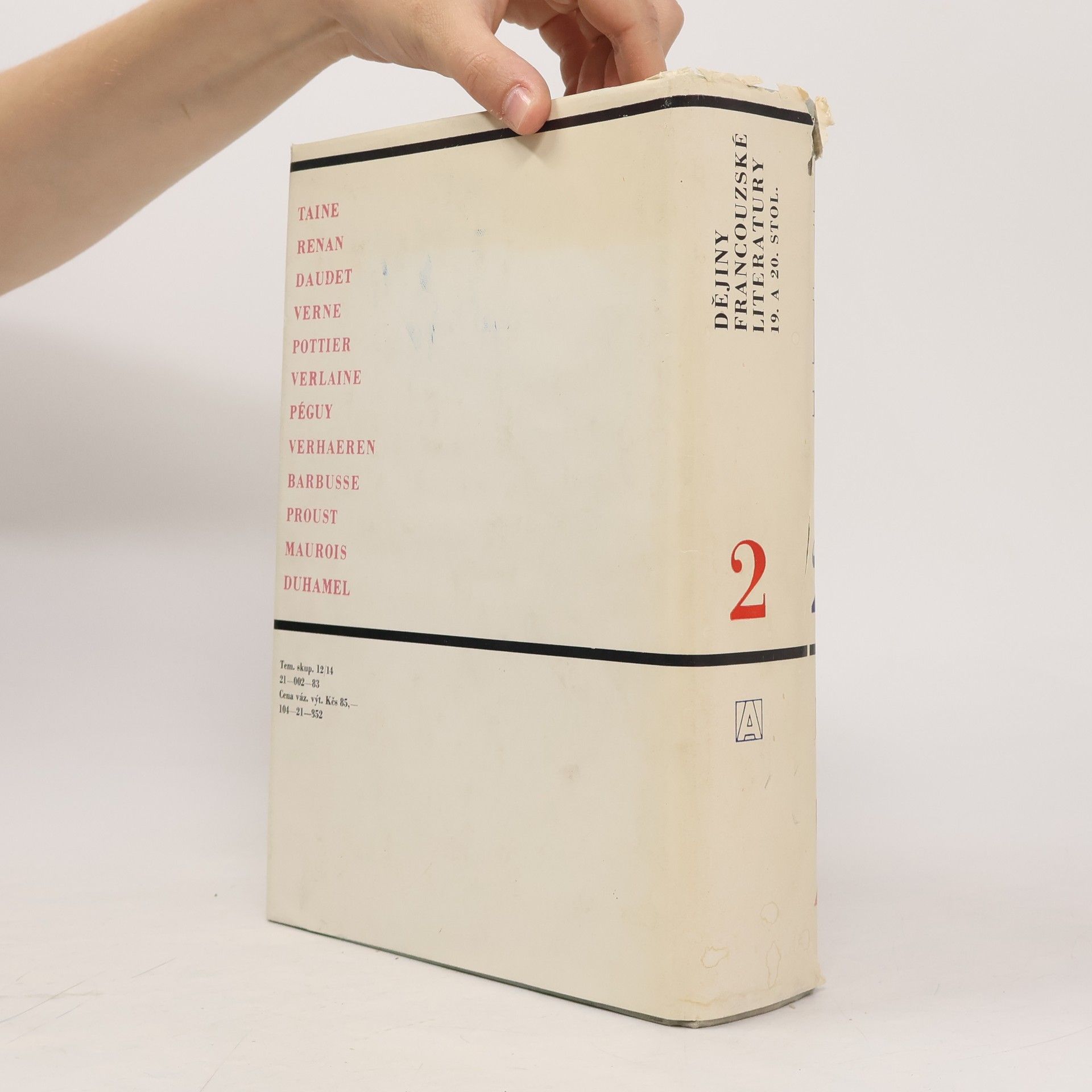 Various authors Dějiny francouzské literatury 19. a 20. století 2.díl