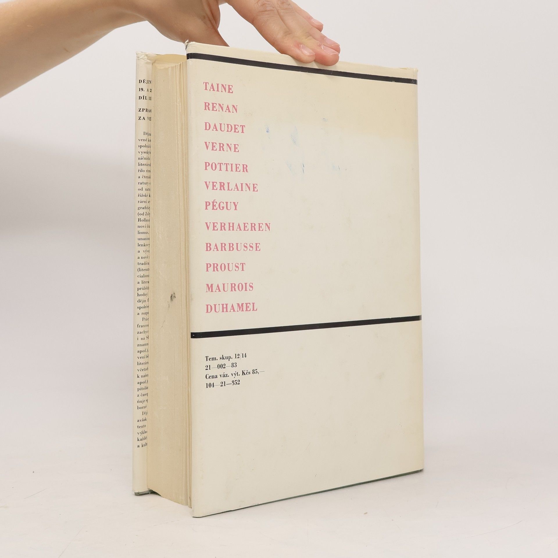 Various authors Dějiny francouzské literatury 19. a 20. století 2.díl