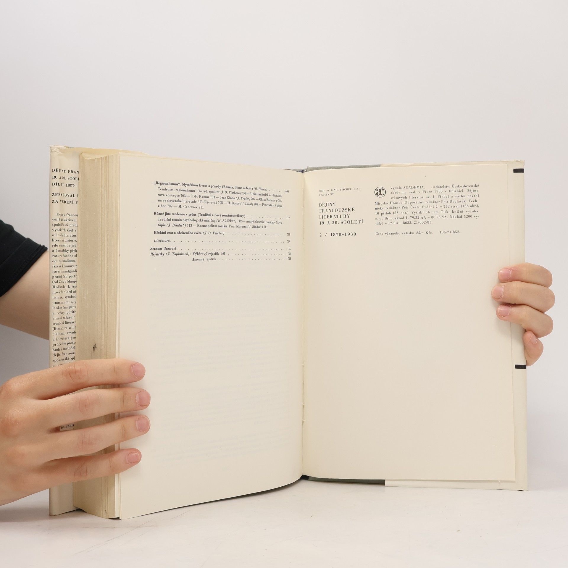 Various authors Dějiny francouzské literatury 19. a 20. století 2.díl