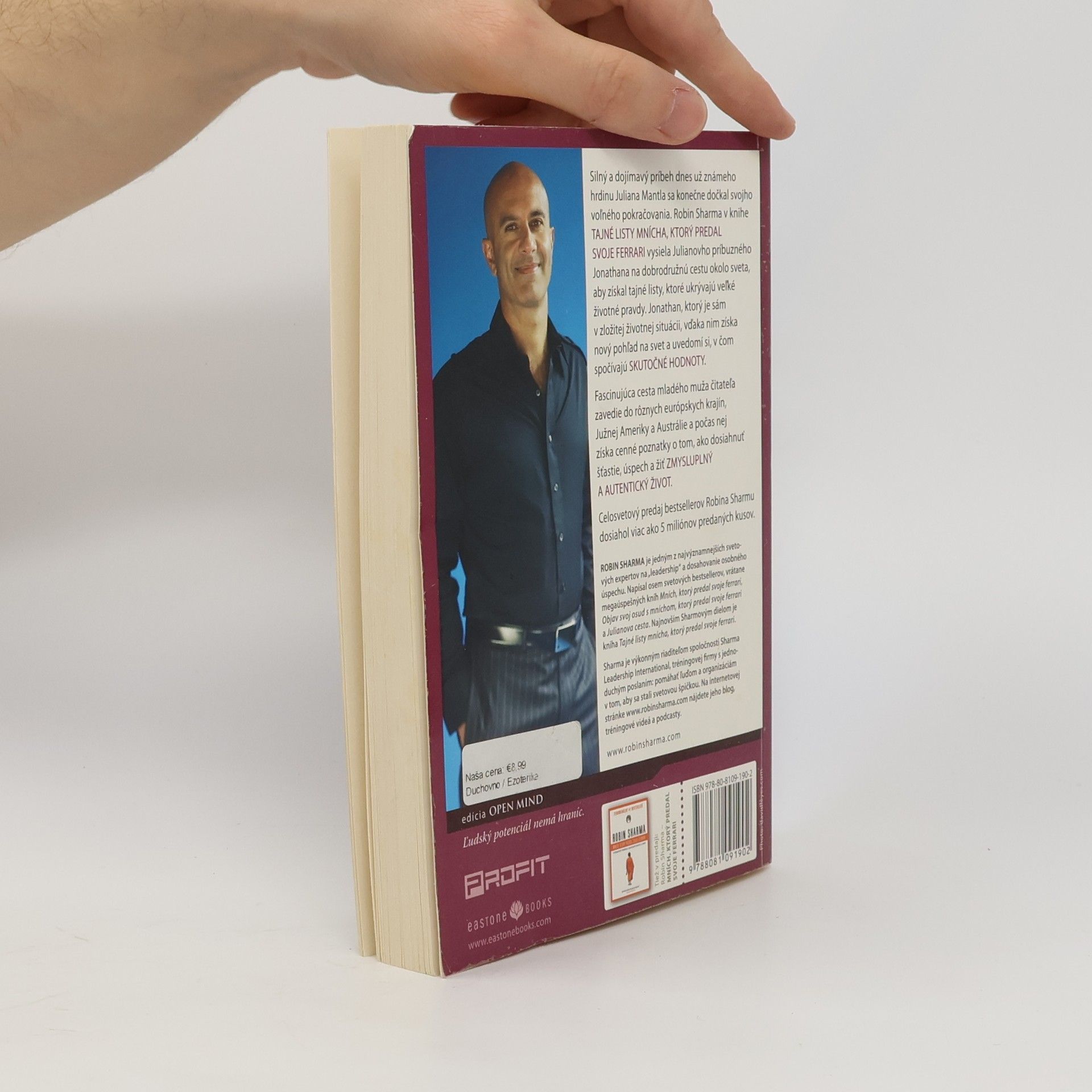 Robin Sharma Tajné listy mnícha, ktorý predal svoje ferrari
